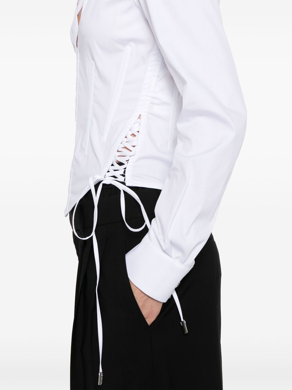 corset poplin shirt - 5