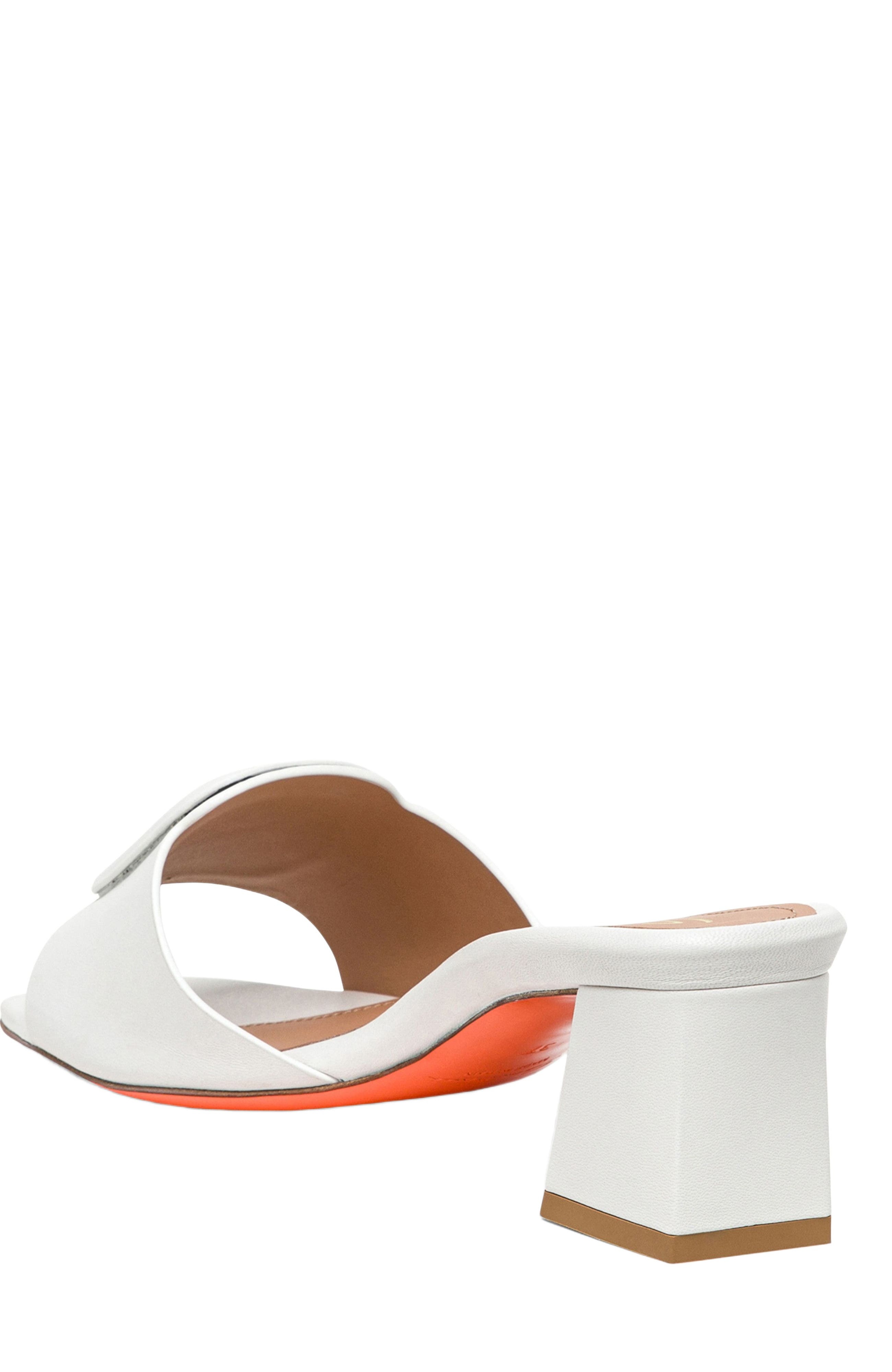 Santoni Women's mid-heel sandal in White at Nordstrom - 4