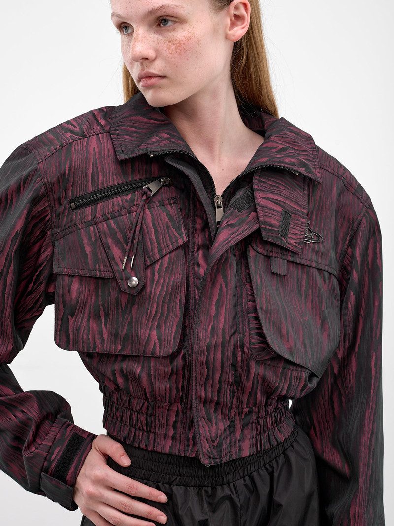 Wood Grain Memphis Bomber Jacket 5