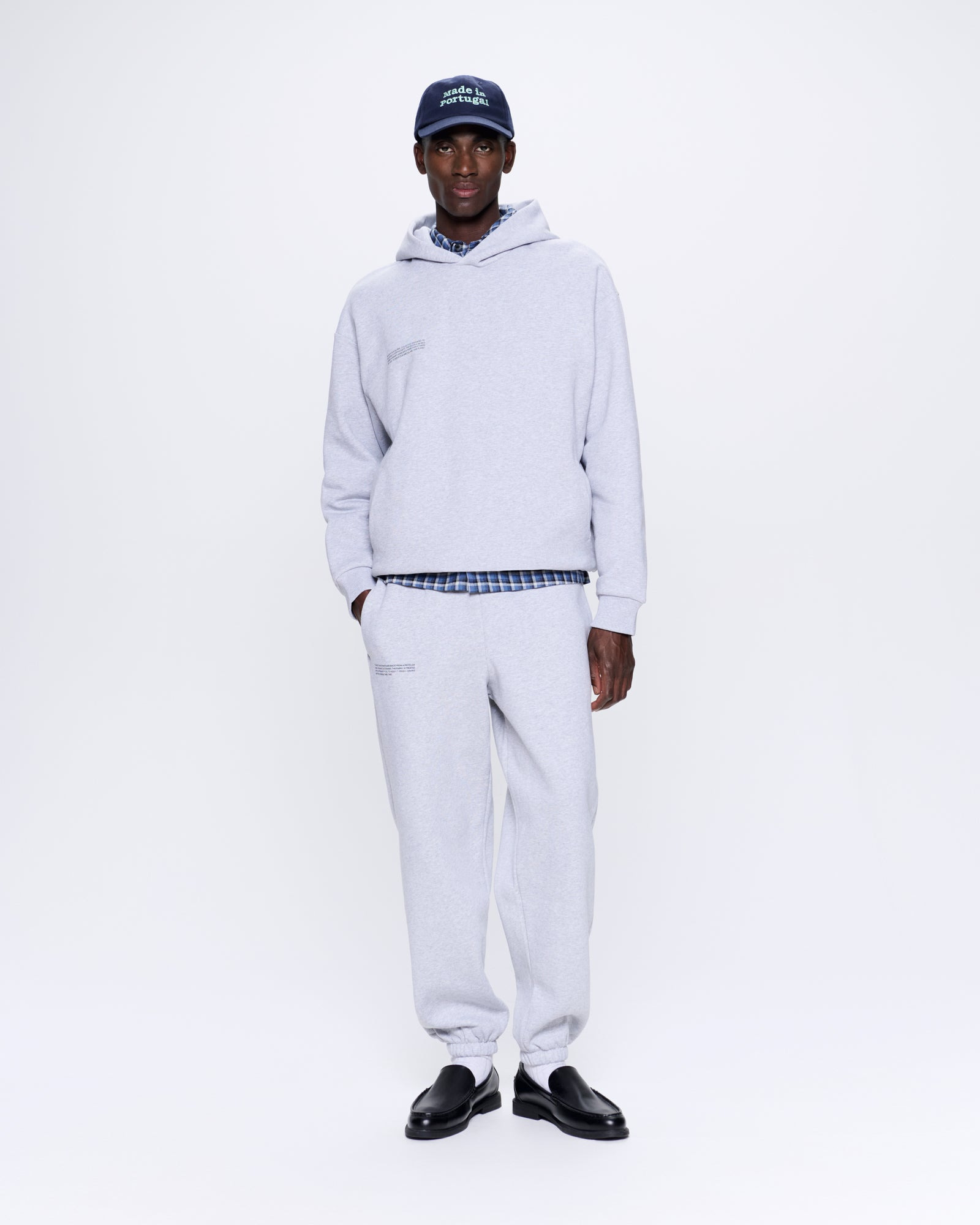 Mens 365 Heavyweight Hoodie - Grey Marl - 3