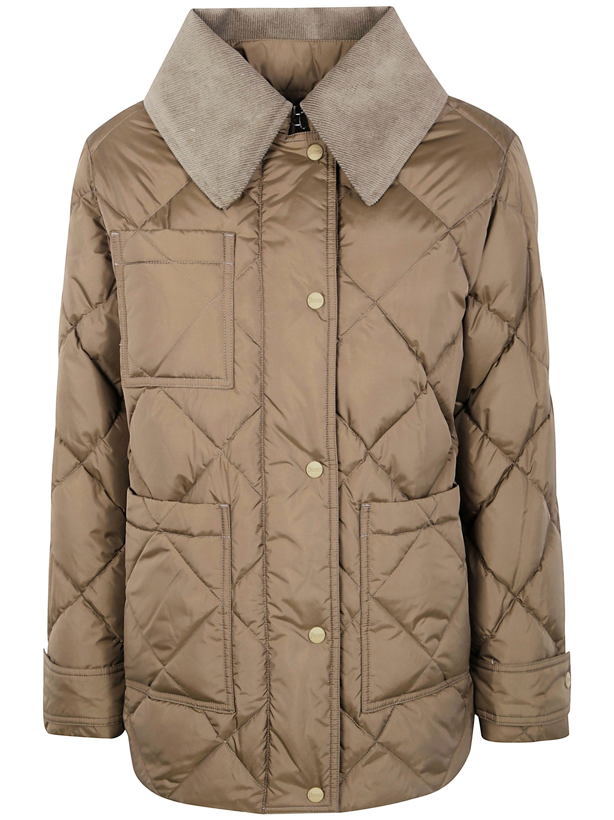 Introducing the "PARKA" SHORT JACKET from HERNO, a luxurious piece in the coat category. Crafted fro - 1