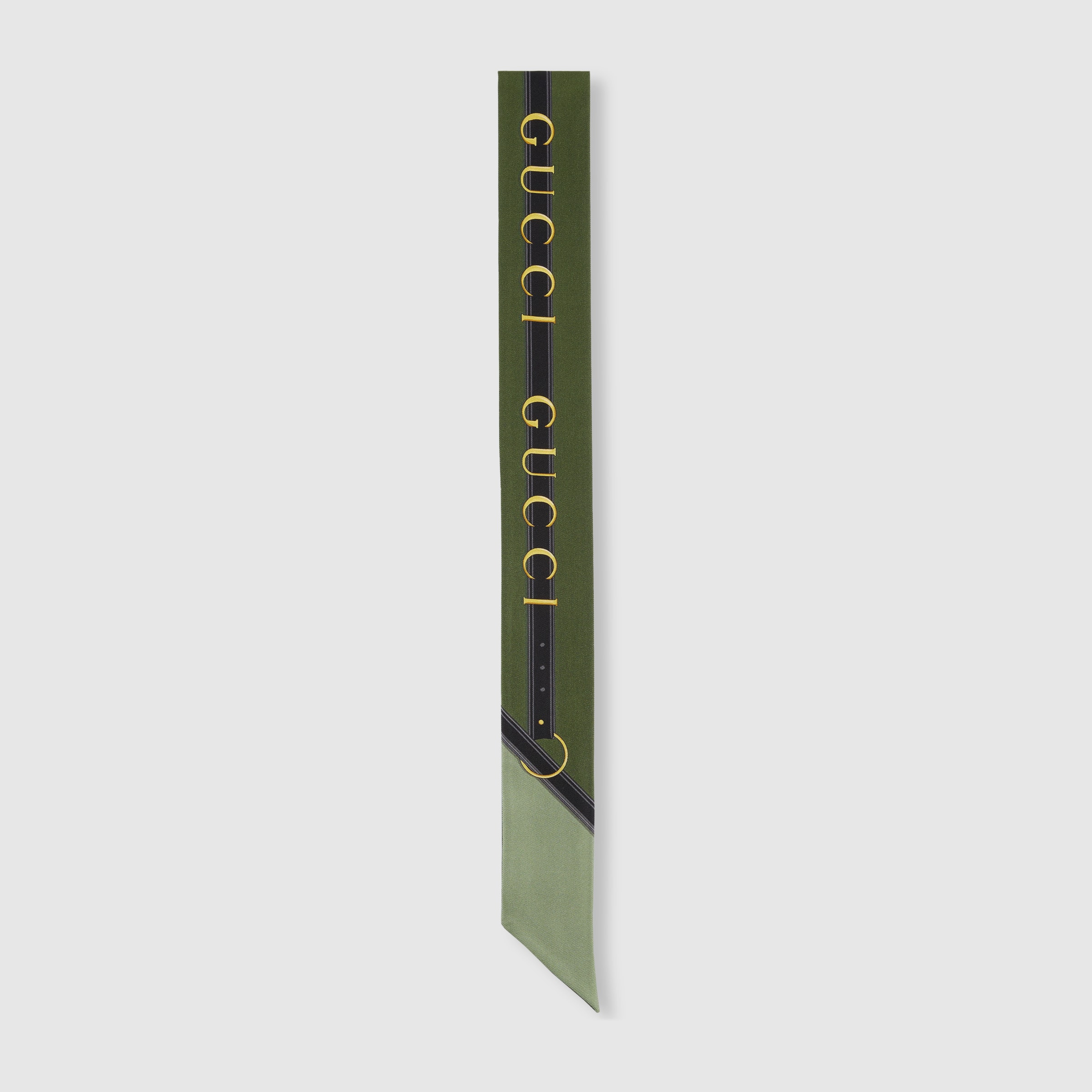 Printed silk twill ribbon - 1