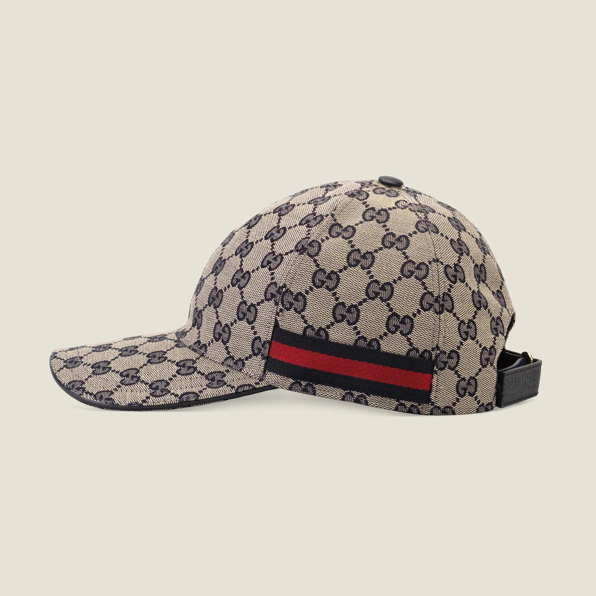 Original GG canvas baseball hat with Web - 2