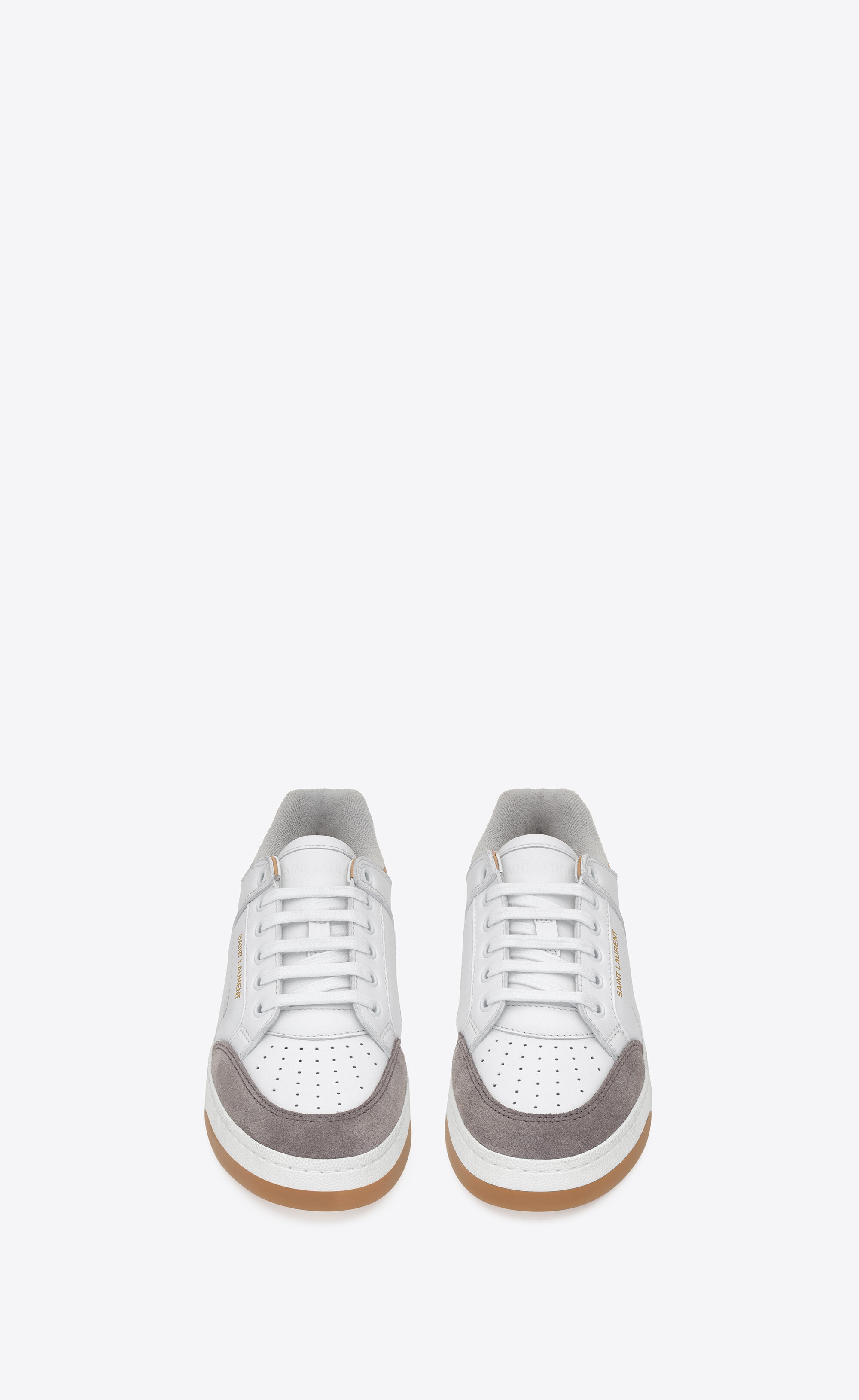 sl/61 sneakers in smooth leather and suede - 2
