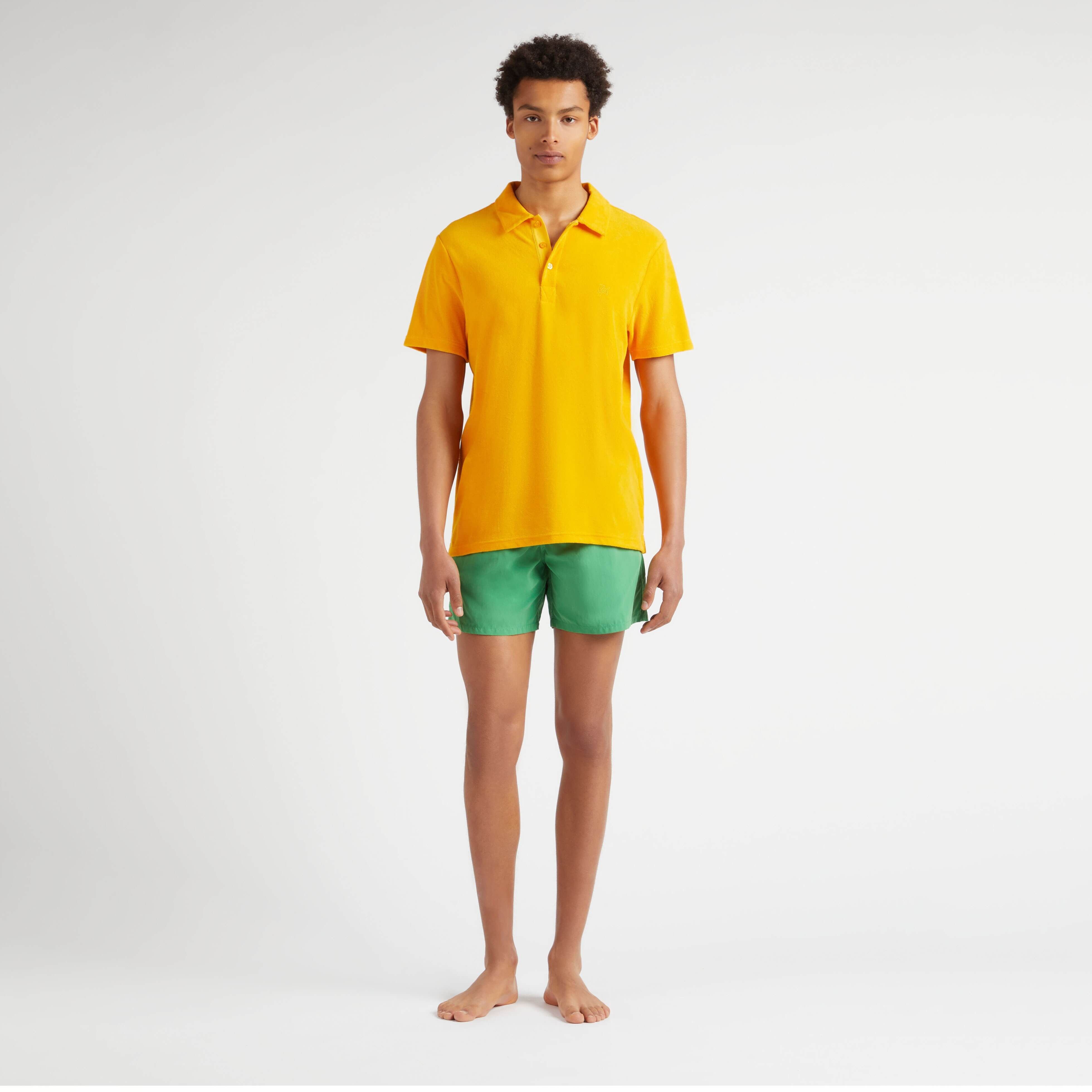 Men Terry Polo Solid - 3