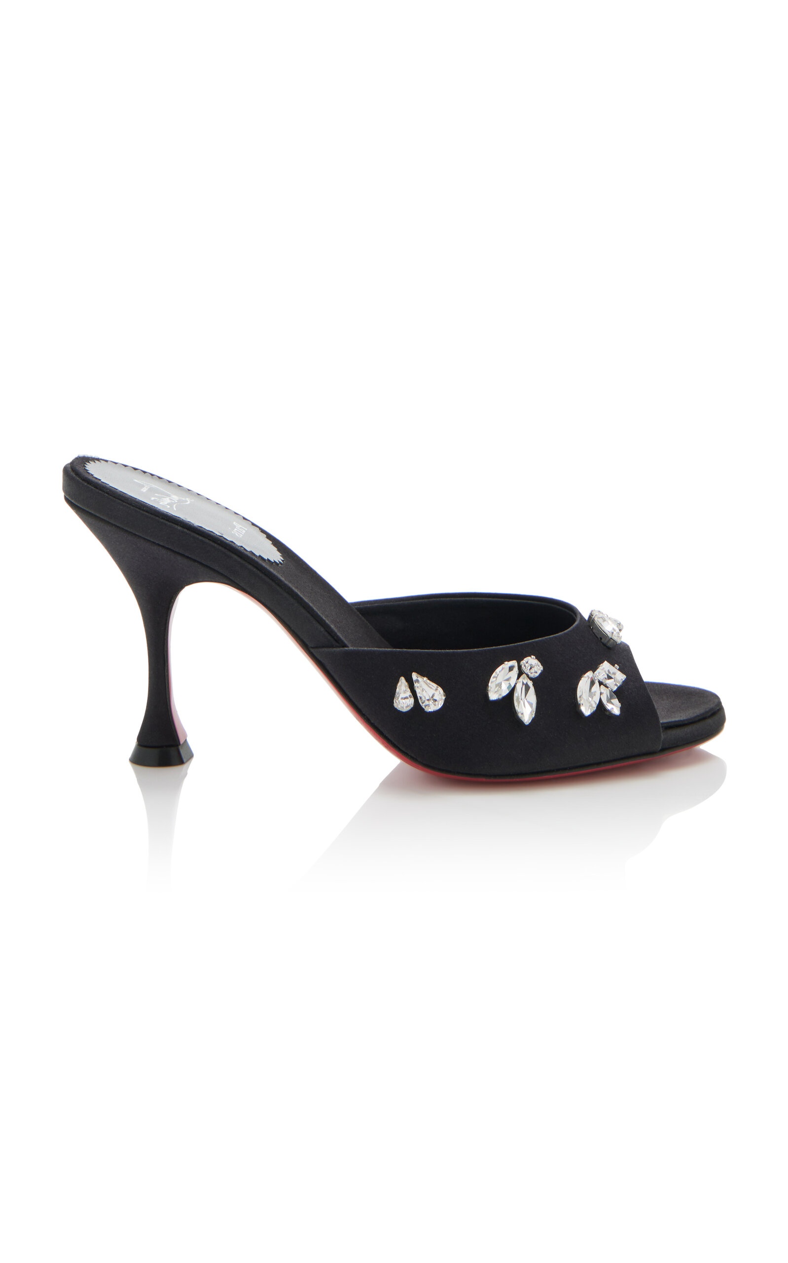 Christian Louboutin Just Strass 85 Crystal-embellished Pvc And