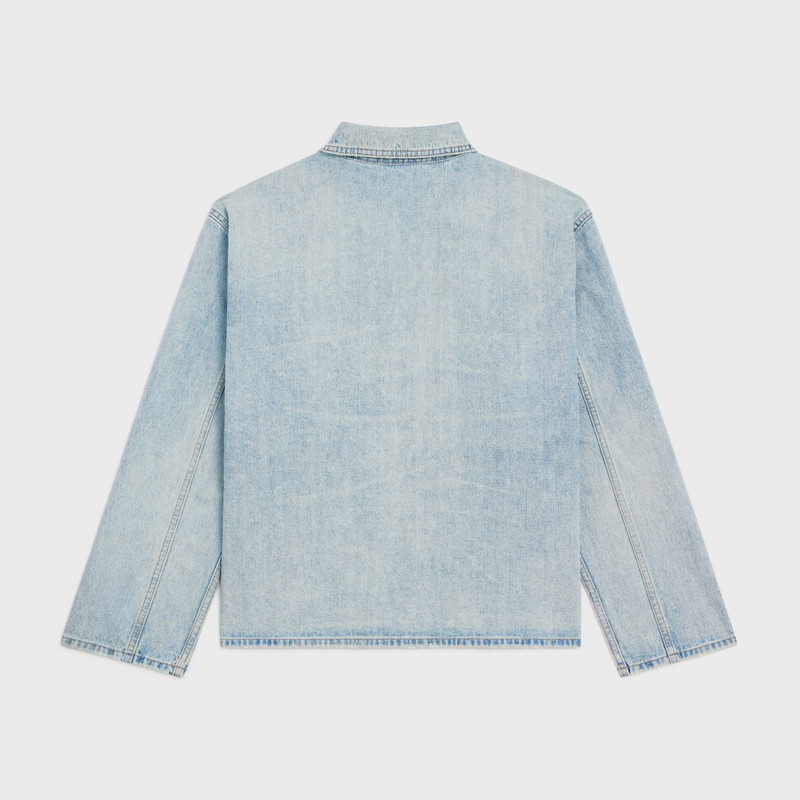 CELINE OPEN-COLLAR RIDER WASH SWEATER outlook