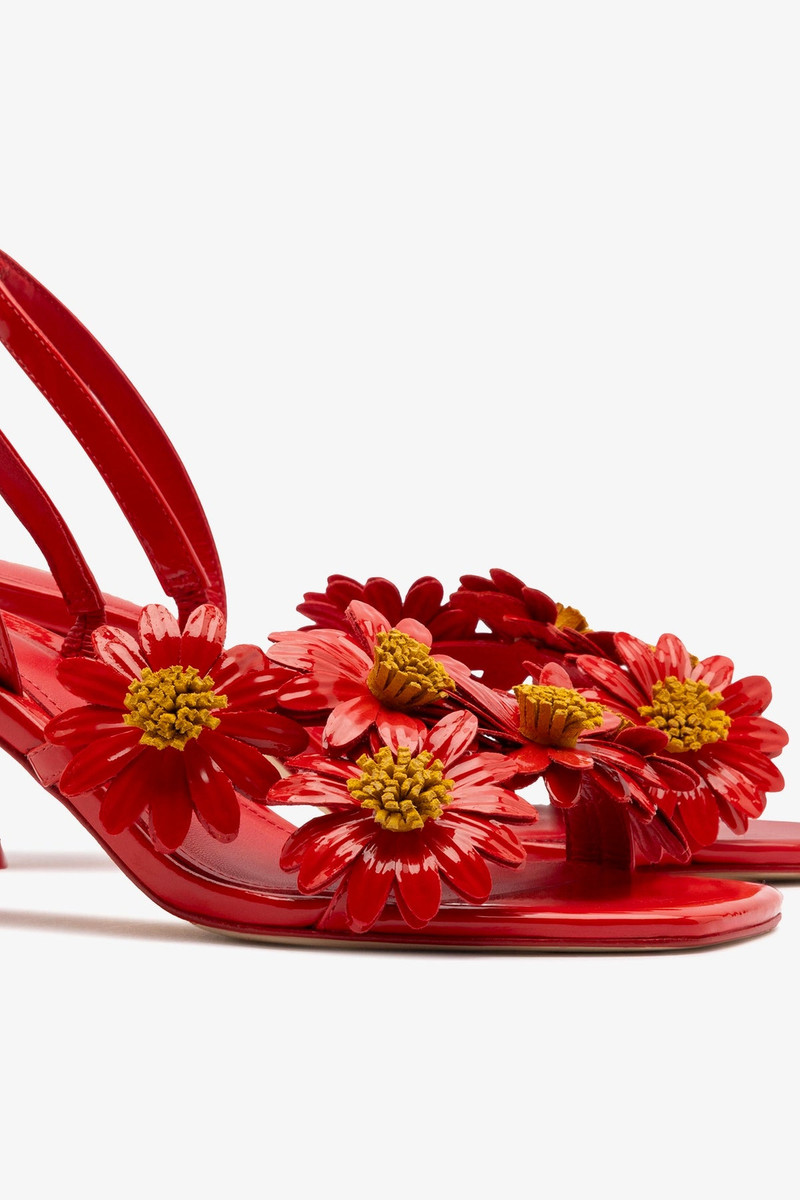 Fiore Sandal Scarlet Patent Leather 4