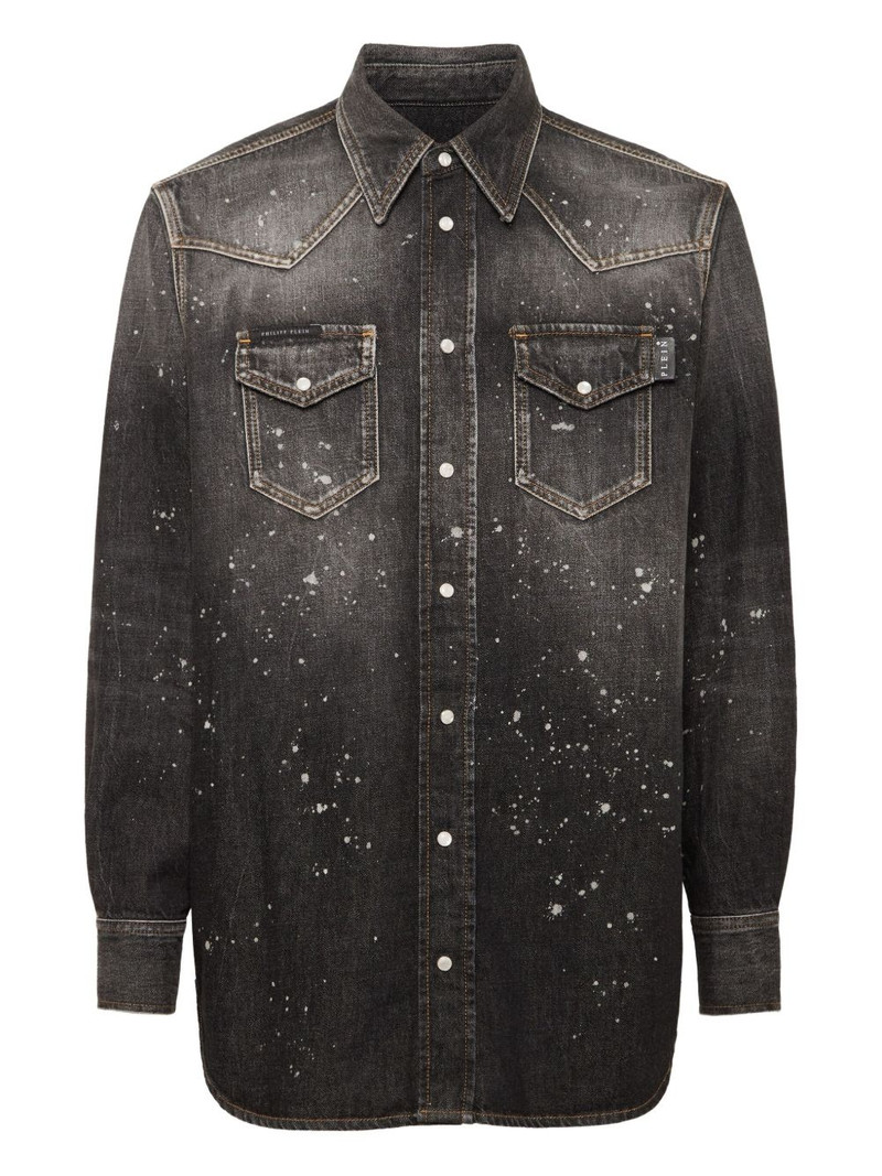 oversized denim shirt 1