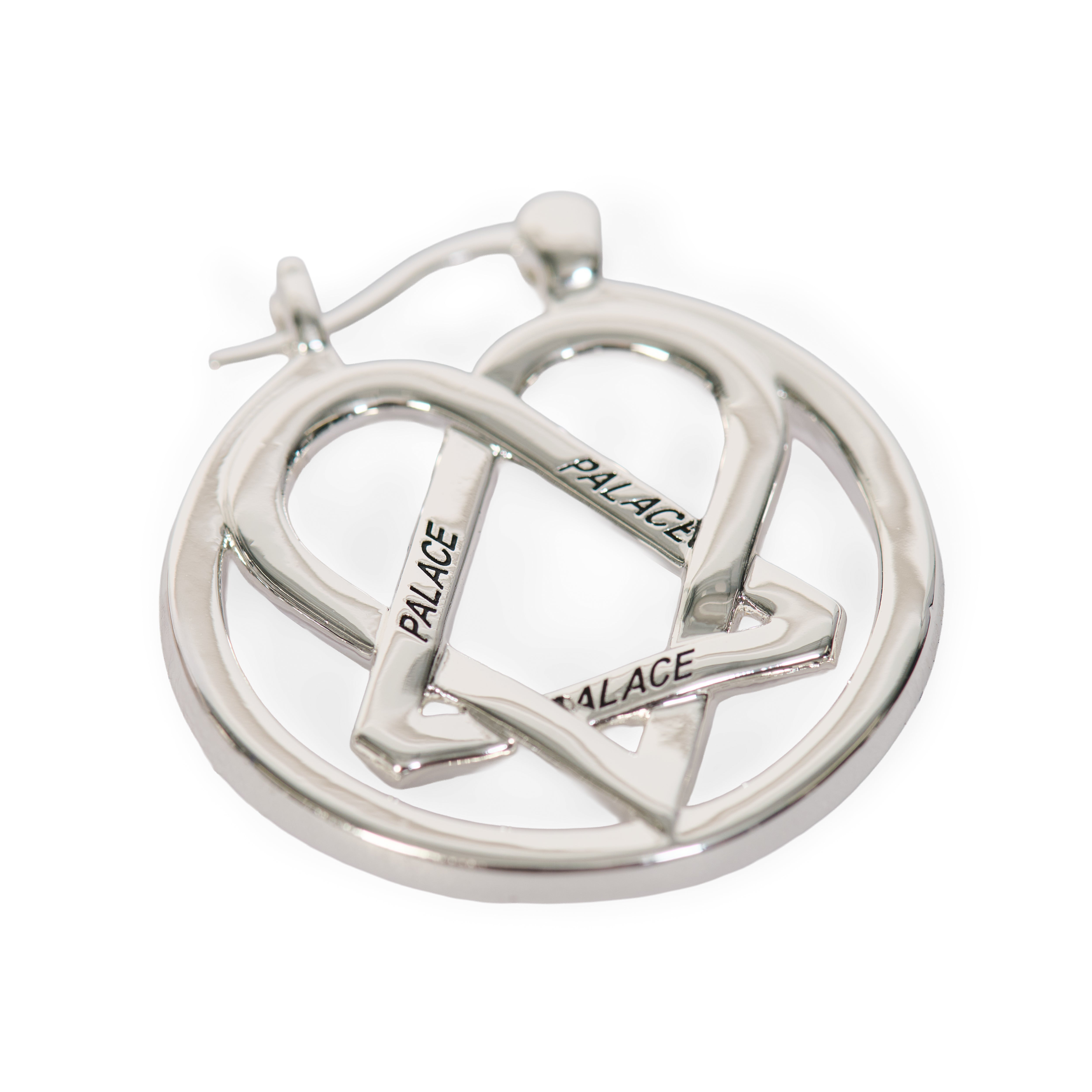 TRI-GRAM EARRING SILVER - 2