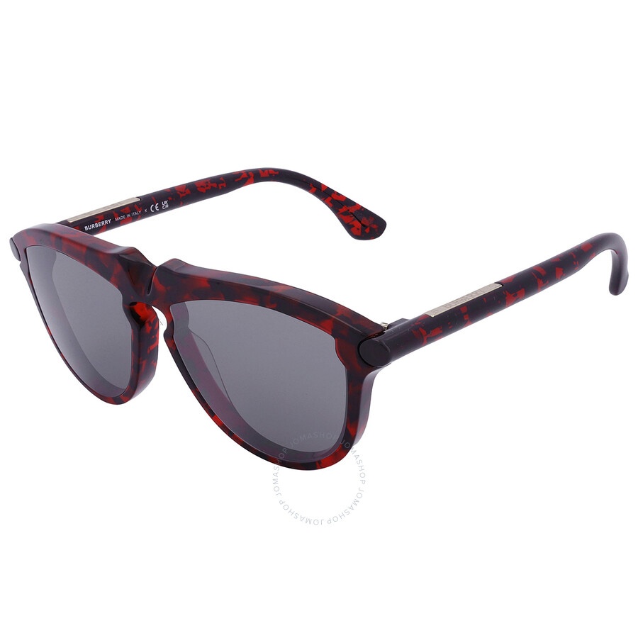 Burberry Grey Mirror Silver Pilot Men's Sunglasses BE4417U 41036G 58 - 3