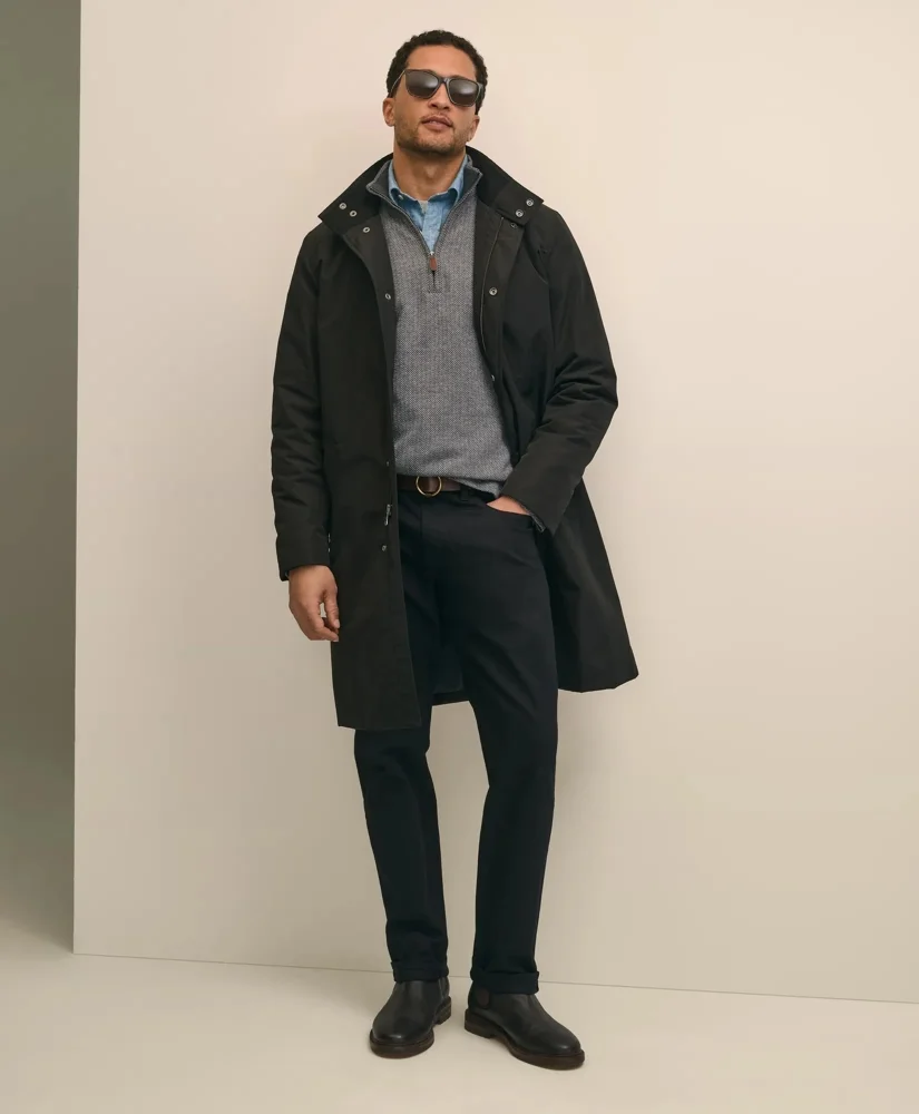 Water-Resistant Raincoat - 1