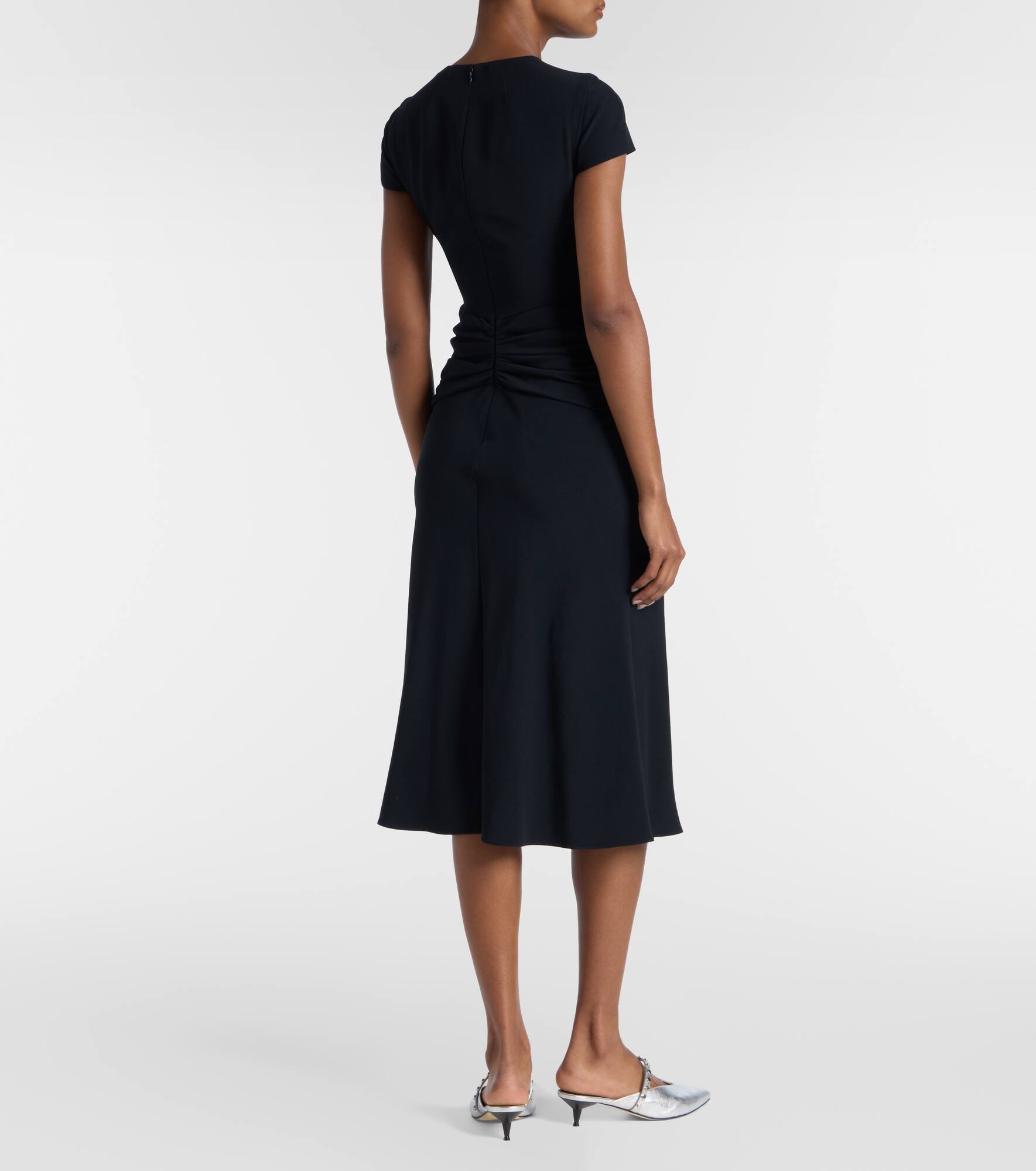 Crêpe midi dress - 3