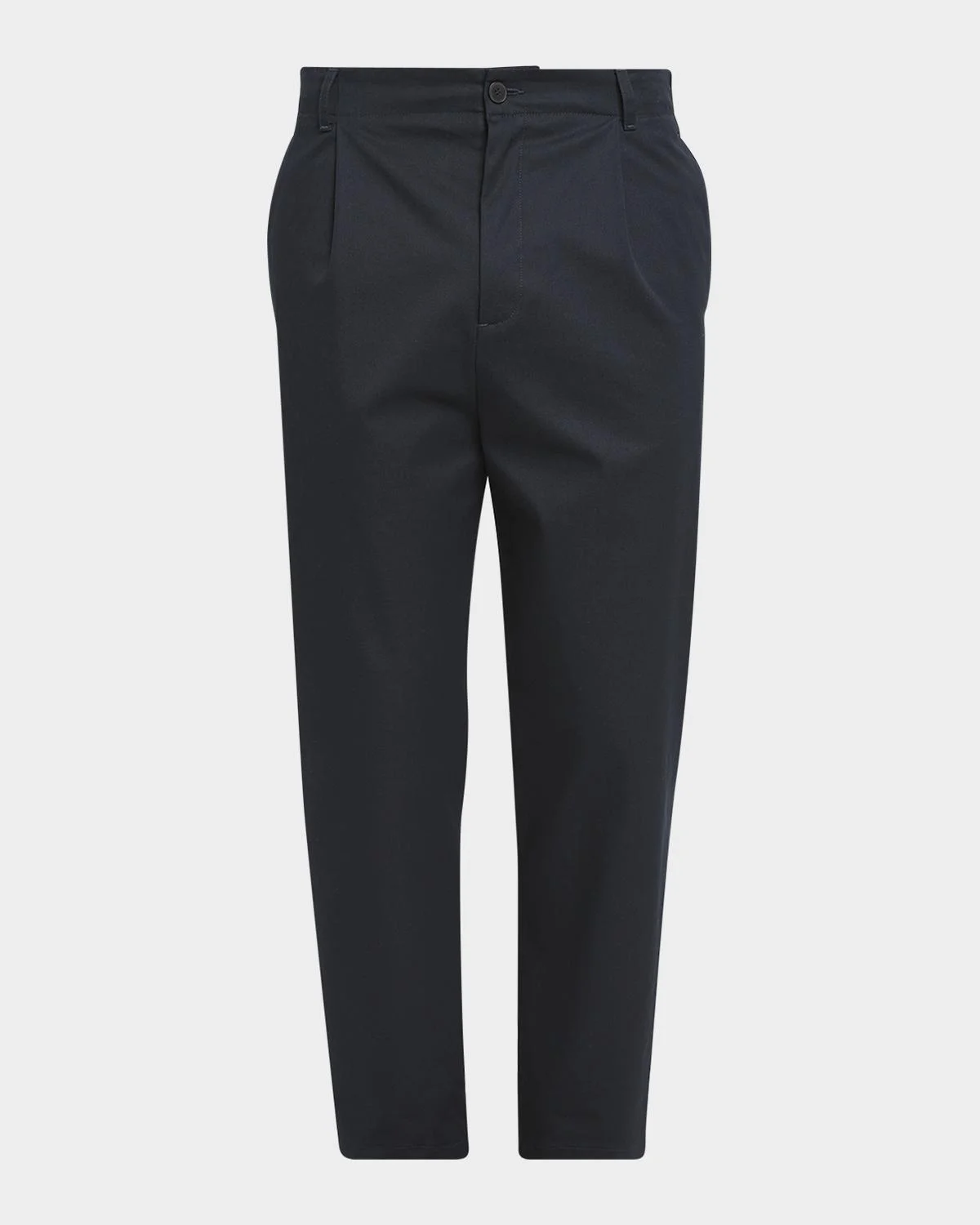 Men's Pleated Twill Trousers - 1