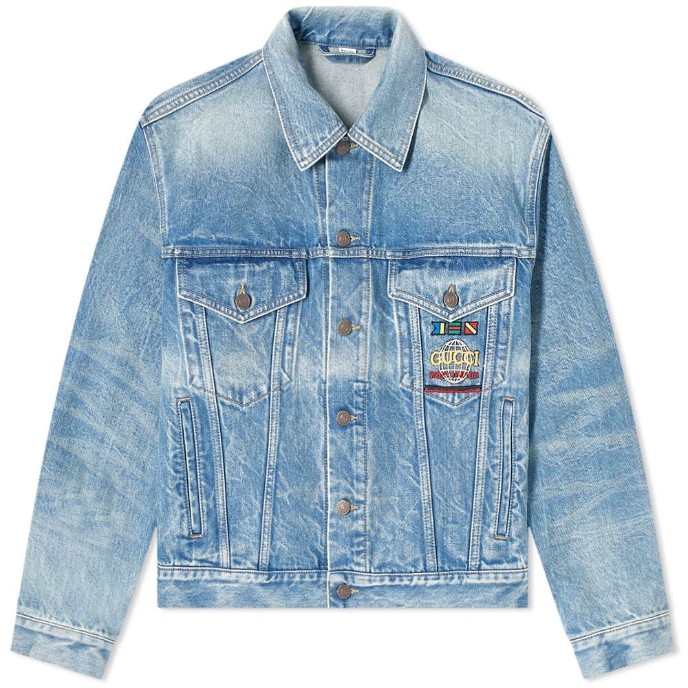 Gucci Nautical Logo Pocket Denim Jacket - 1