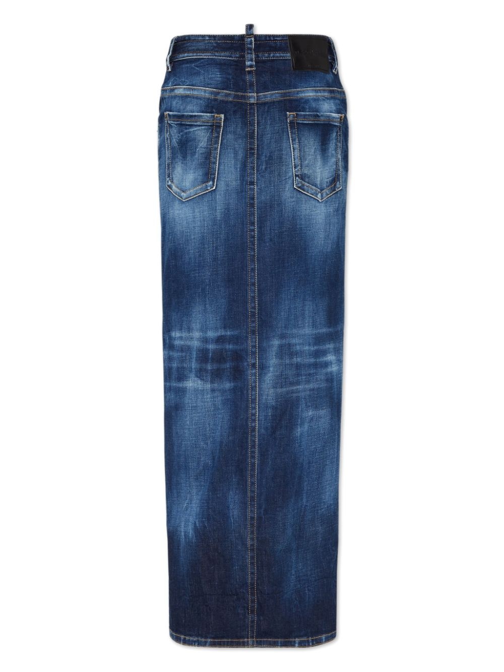 denim maxi skirt - 2