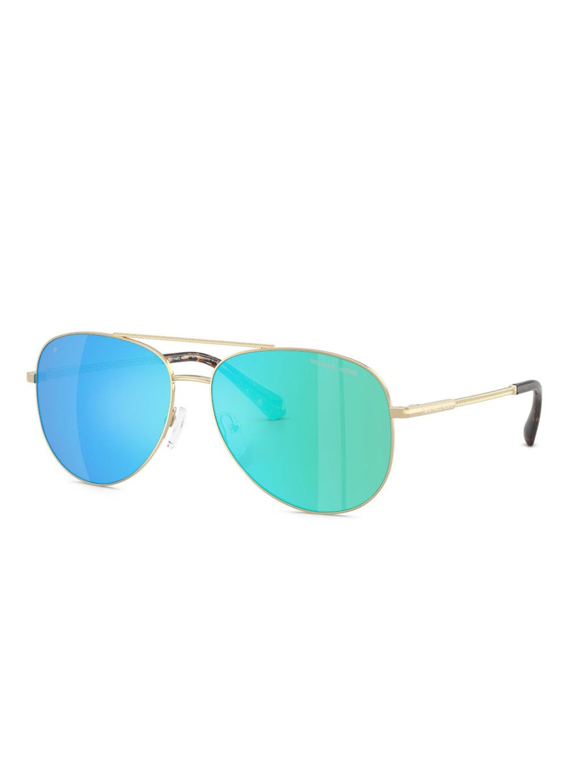 MICHAEL KORS chain-detail pilot sunglasses outlook
