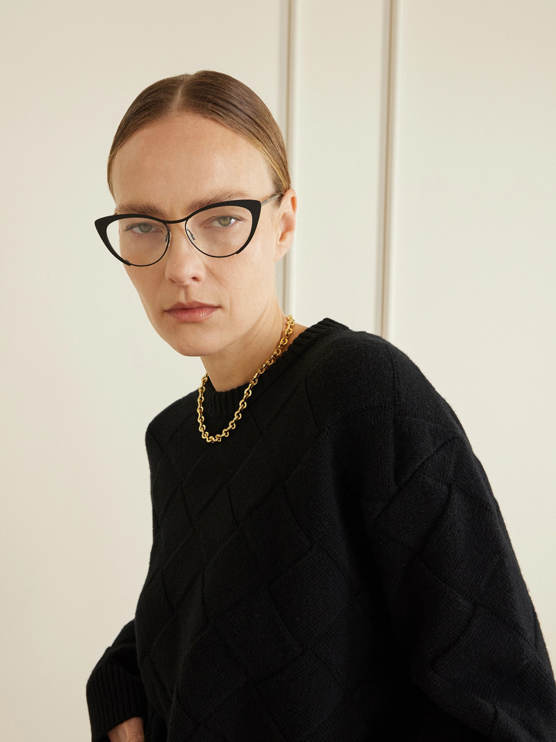 BARTON PERREIRA Cheeky Cat-eye Tortoiseshell Acetate And Metal Optical Glasses outlook