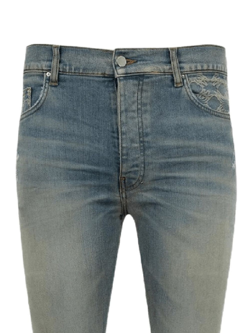 AMIRI Quad Contrast "Antique Indigo" jeans outlook