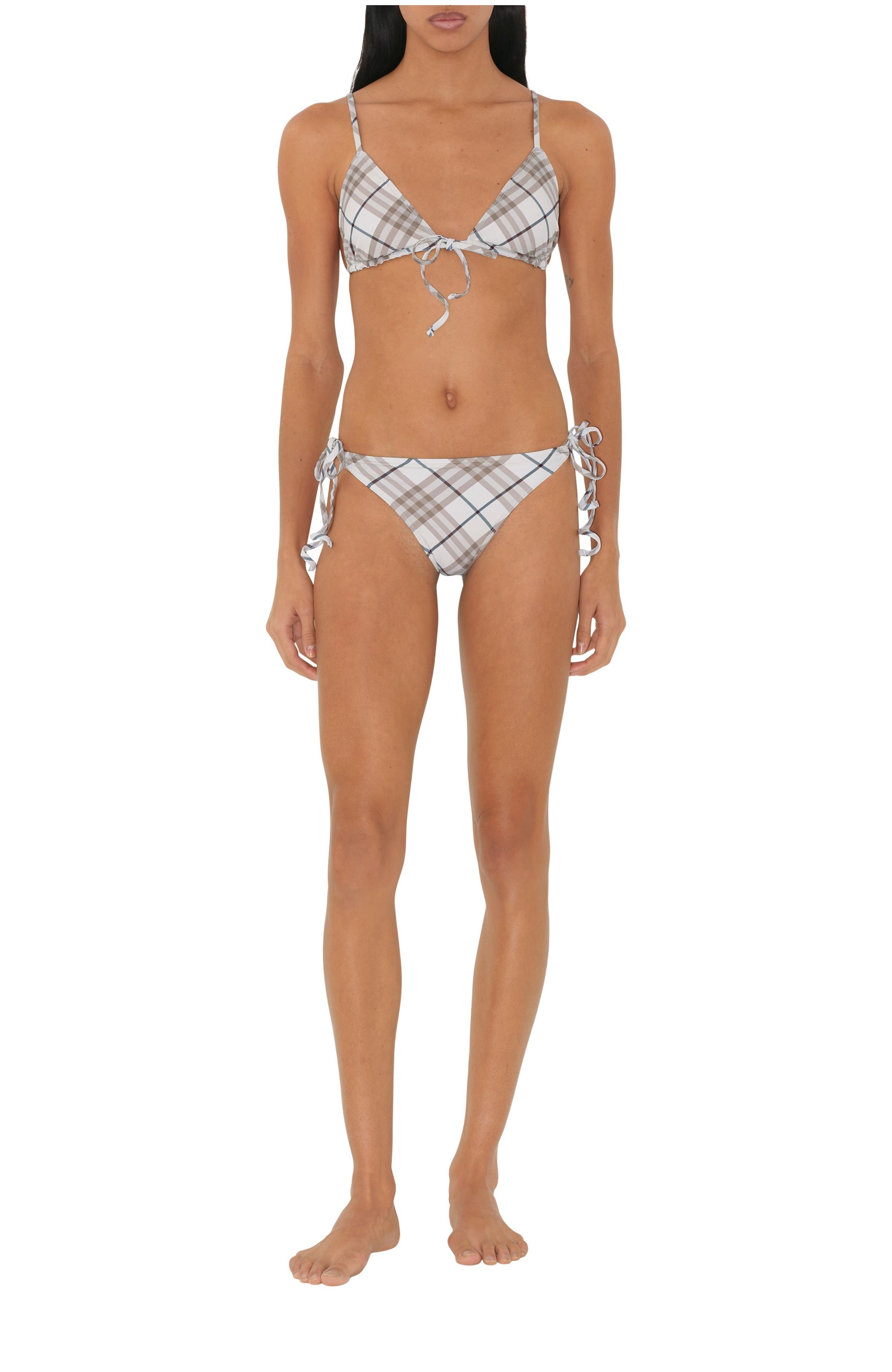burberry Check Bikini Briefs in Cotton at Nordstrom - 1