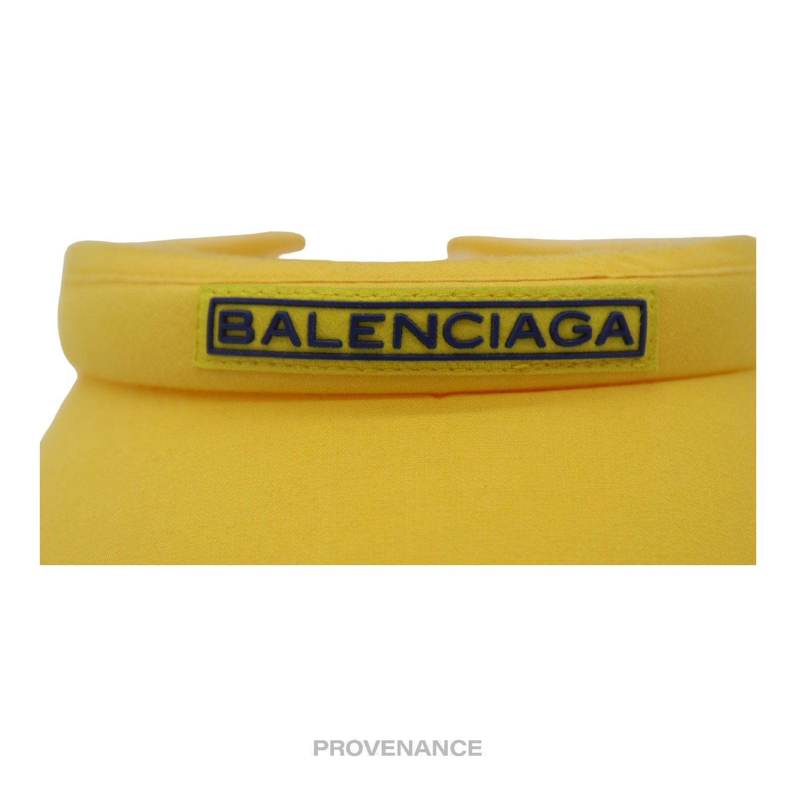 Balenciaga Logo Visor - Yellow - 4