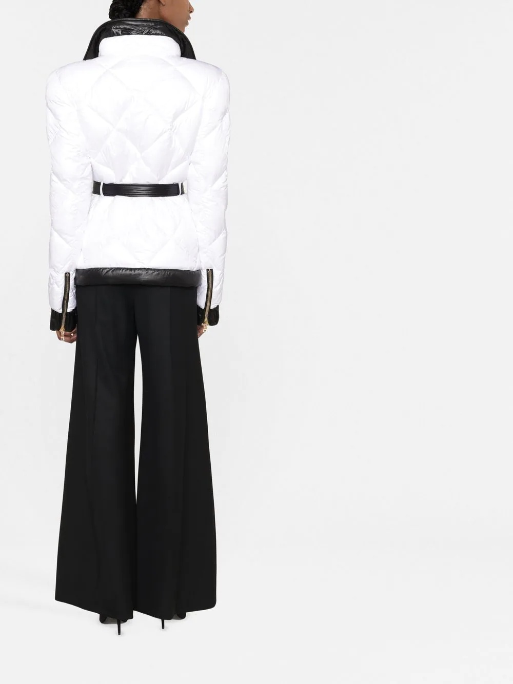 belted puffer jacket - 3
