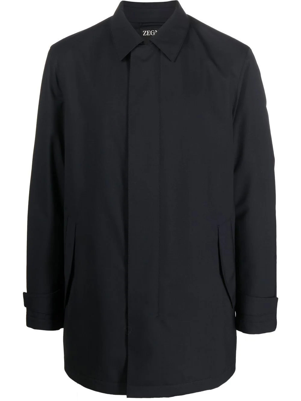 single-breasted coat - 1