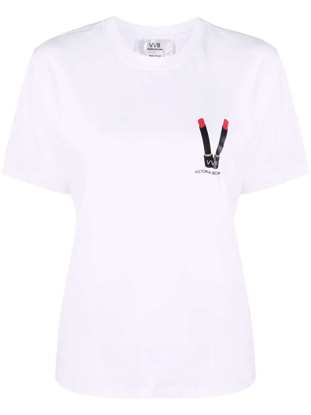 logo-print organic cotton T-shirt - 1