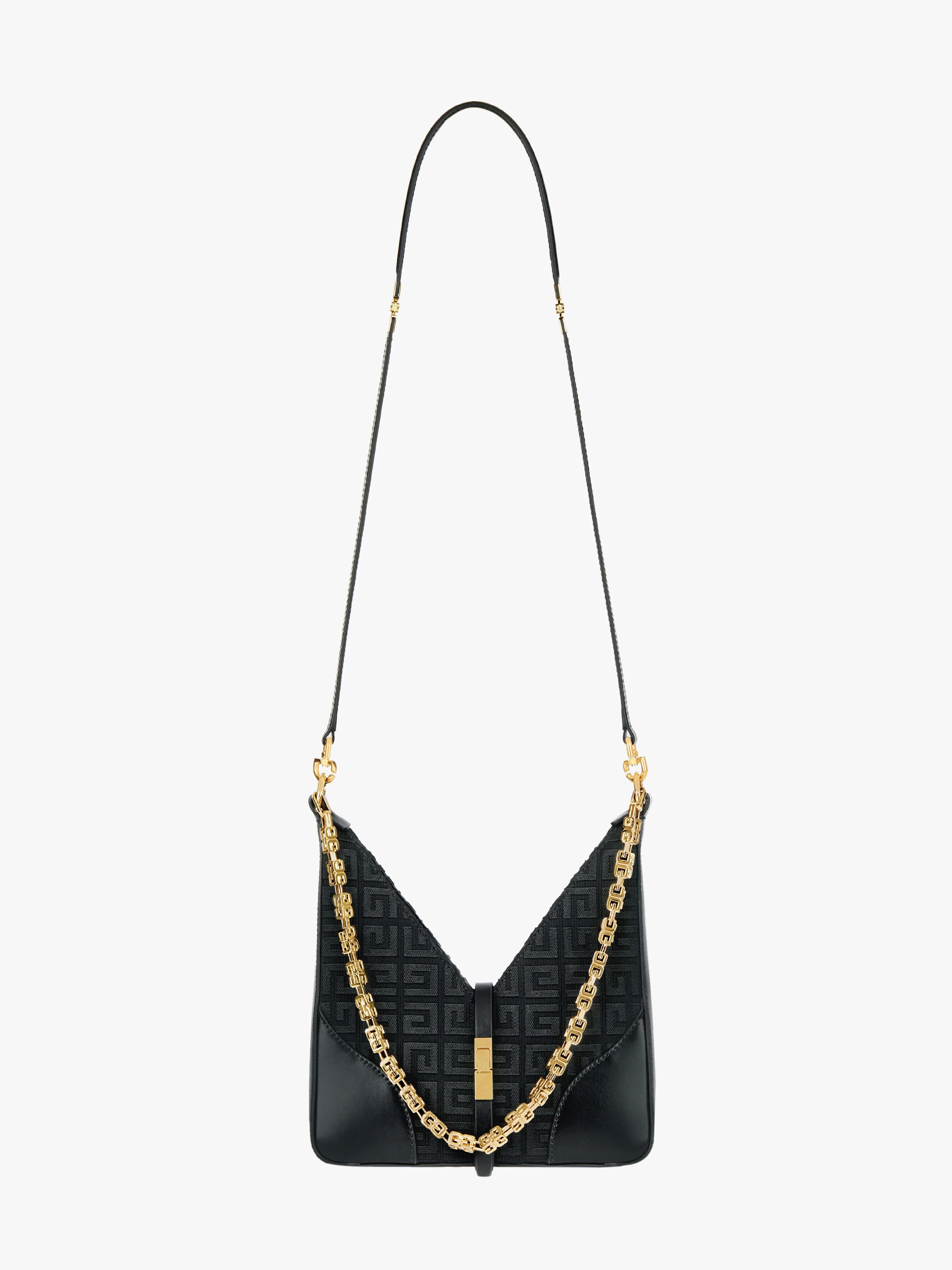 MINI CUT OUT BAG IN 4G EMBROIDERY WITH CHAIN - 3