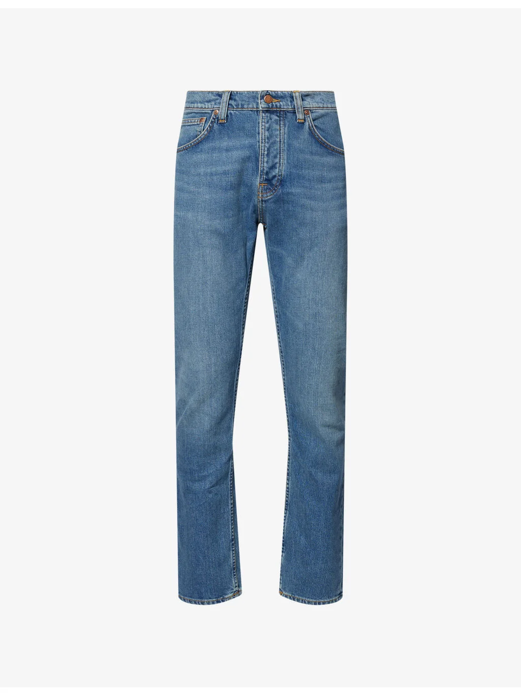 Solid Ollie Straight-Leg Denim Jeans - 1