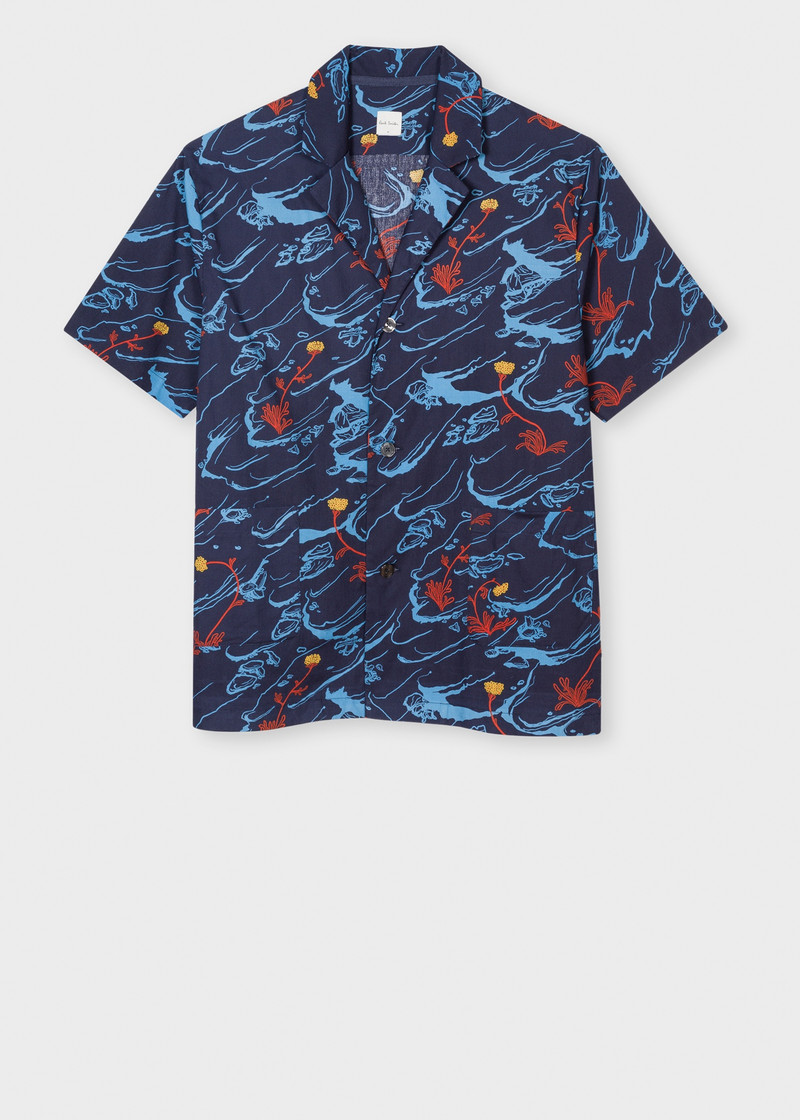 Paul Smith Navy 'Long Cliff' Short Pyjamas outlook