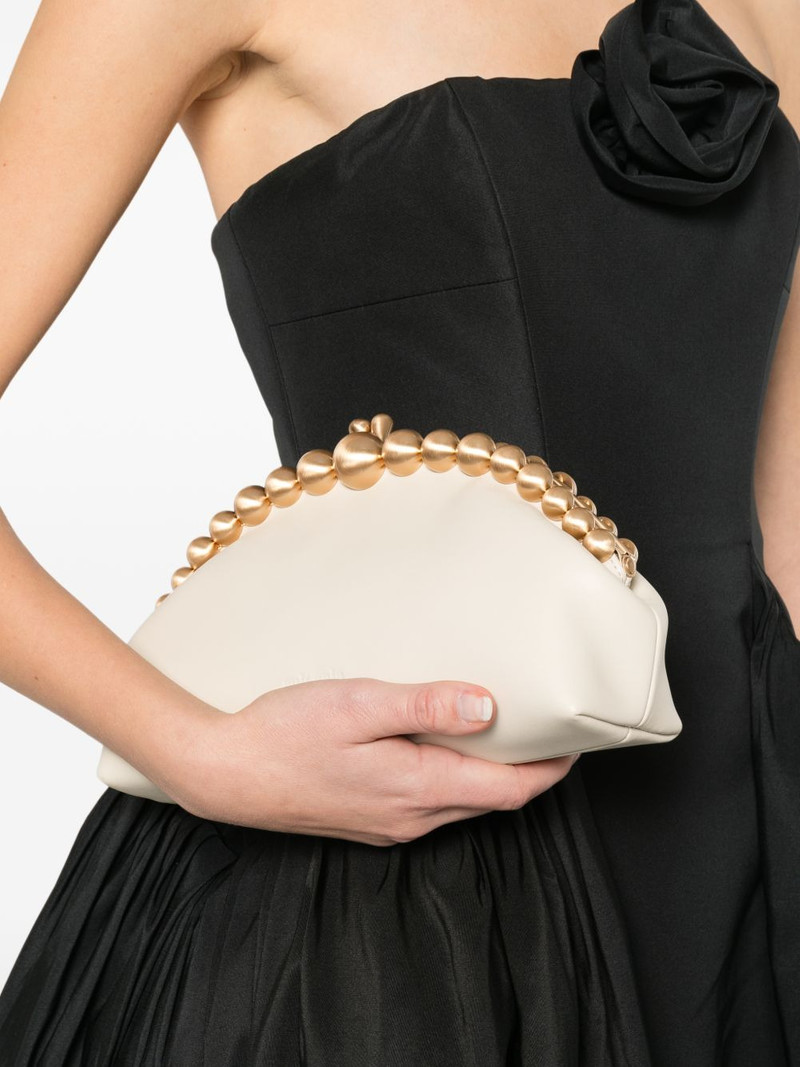 Cult Gaia Una beaded-top clutch bag outlook
