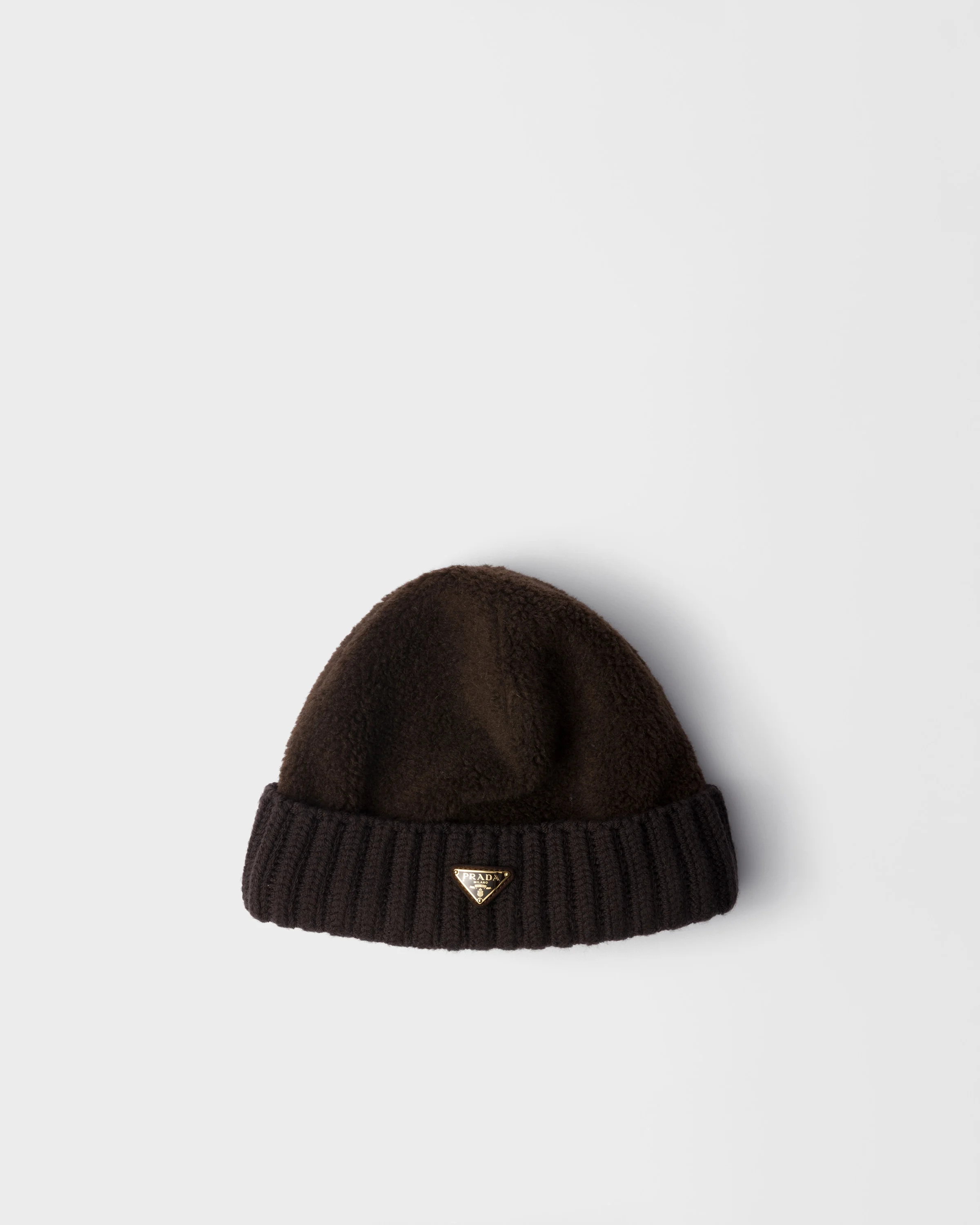 Fleece and wool beanie - 1