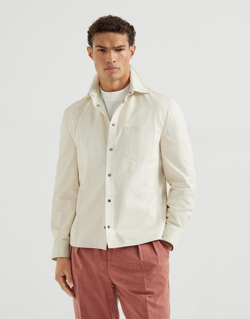 Calfskin overshirt 2