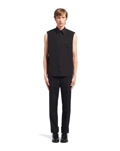 Prada Sleeveless cotton shirt outlook