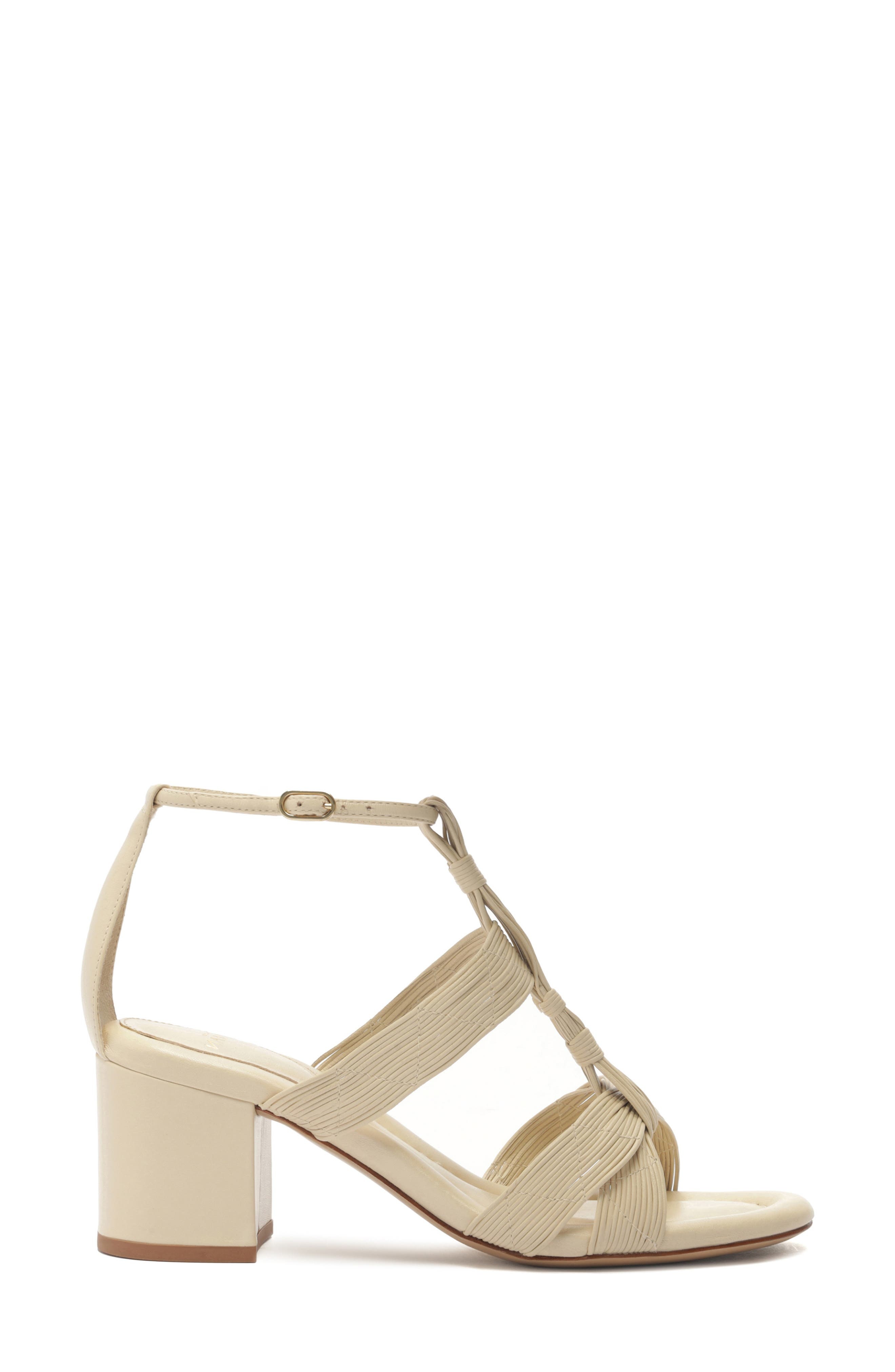 Alexandre Birman Olga Block Heel Sandal in Eggshell at Nordstrom - 3