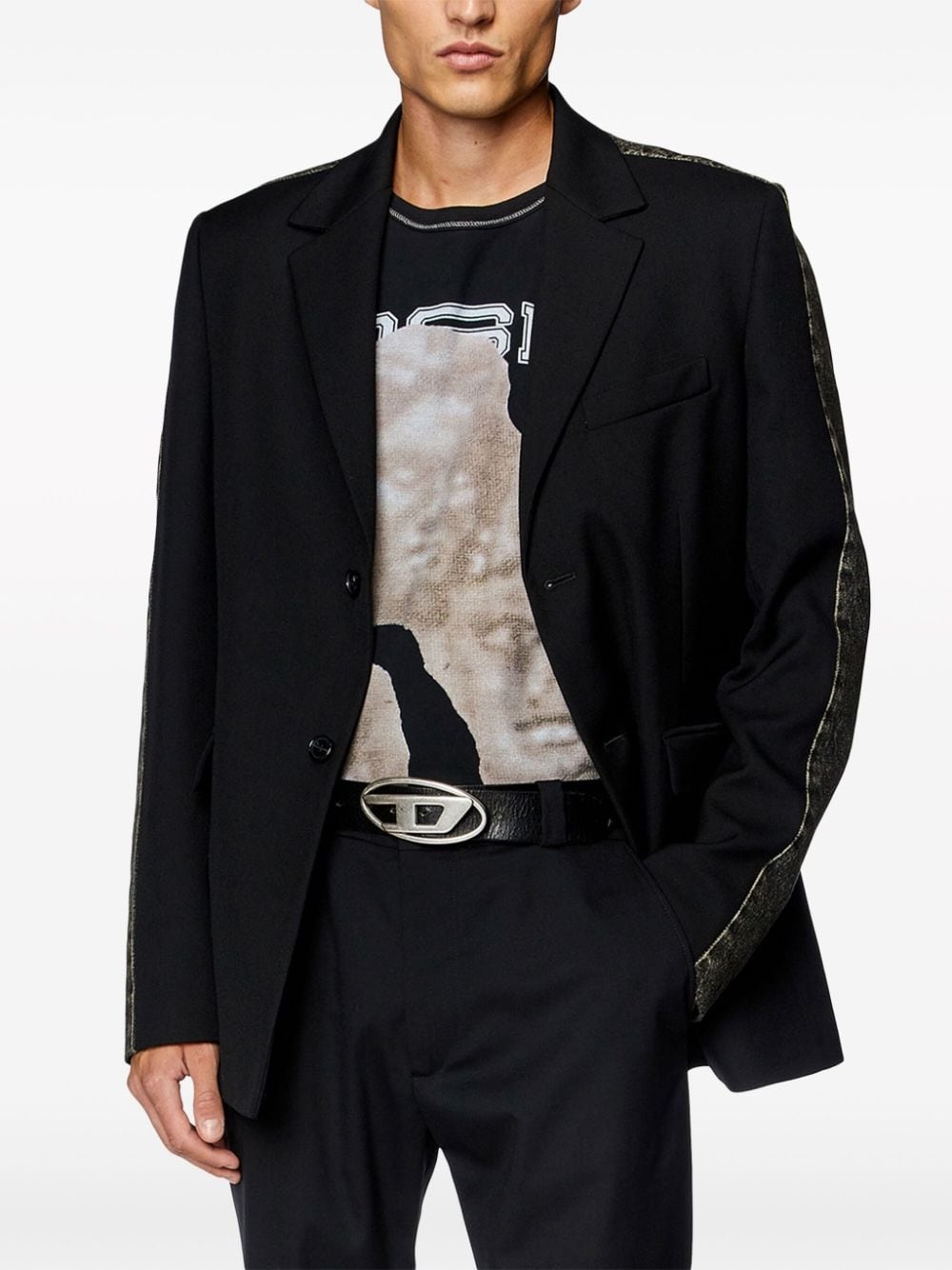 J-Wire notched-lapels blazer - 3