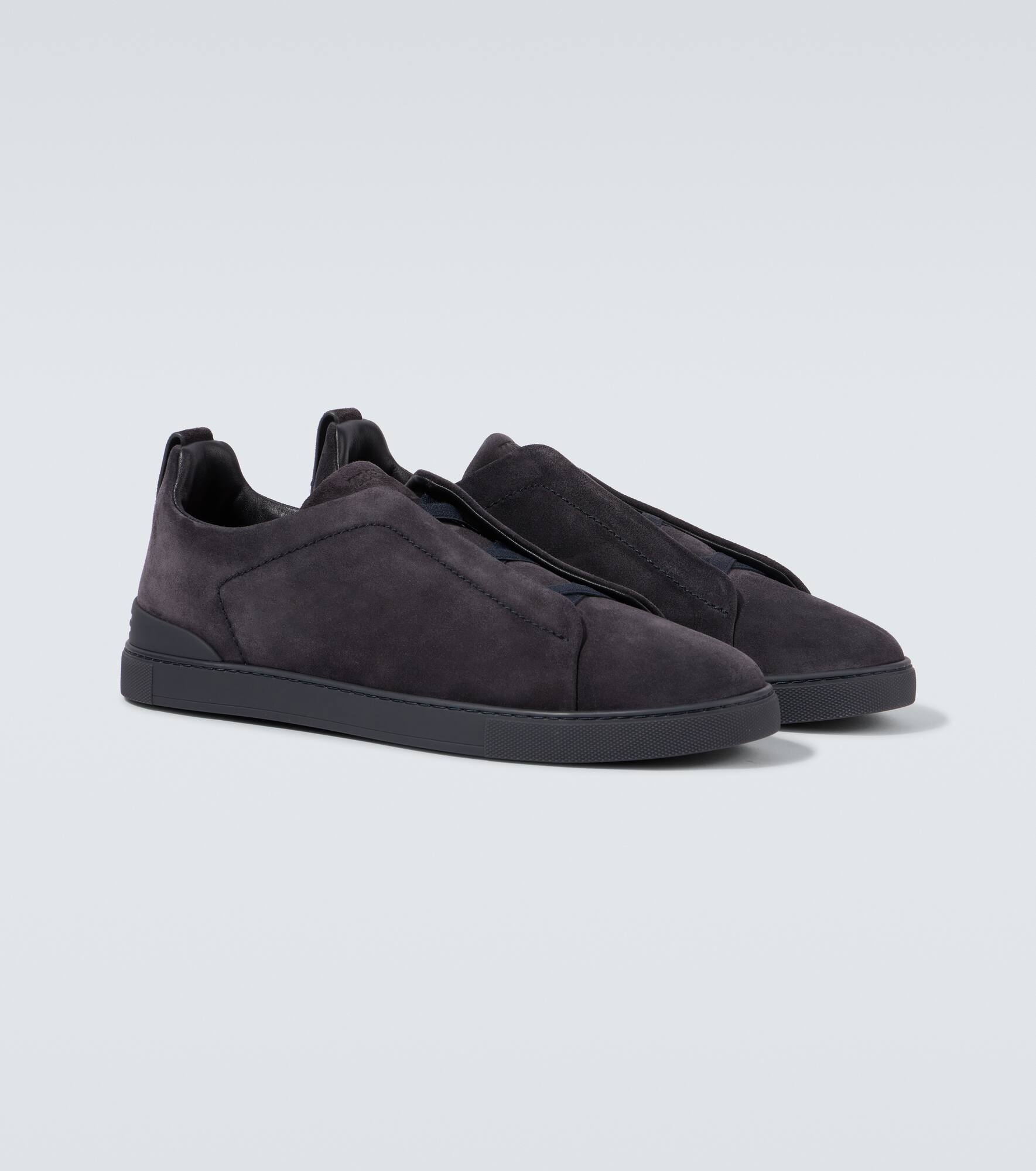 Triple Stitch suede sneakers - 5