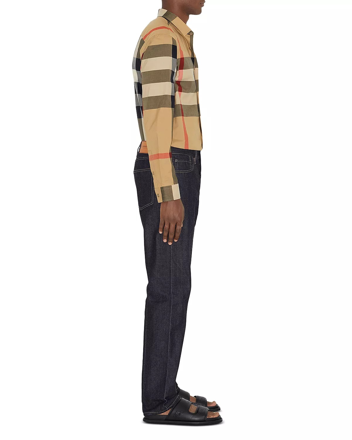 Summerton Cotton Poplin Check Slim Fit Button Down Shirt - 2