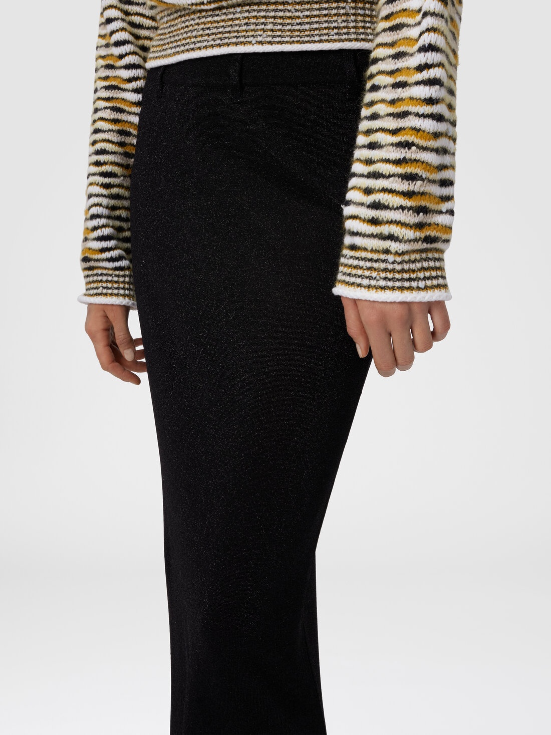 Long Skirt with Slit - 4