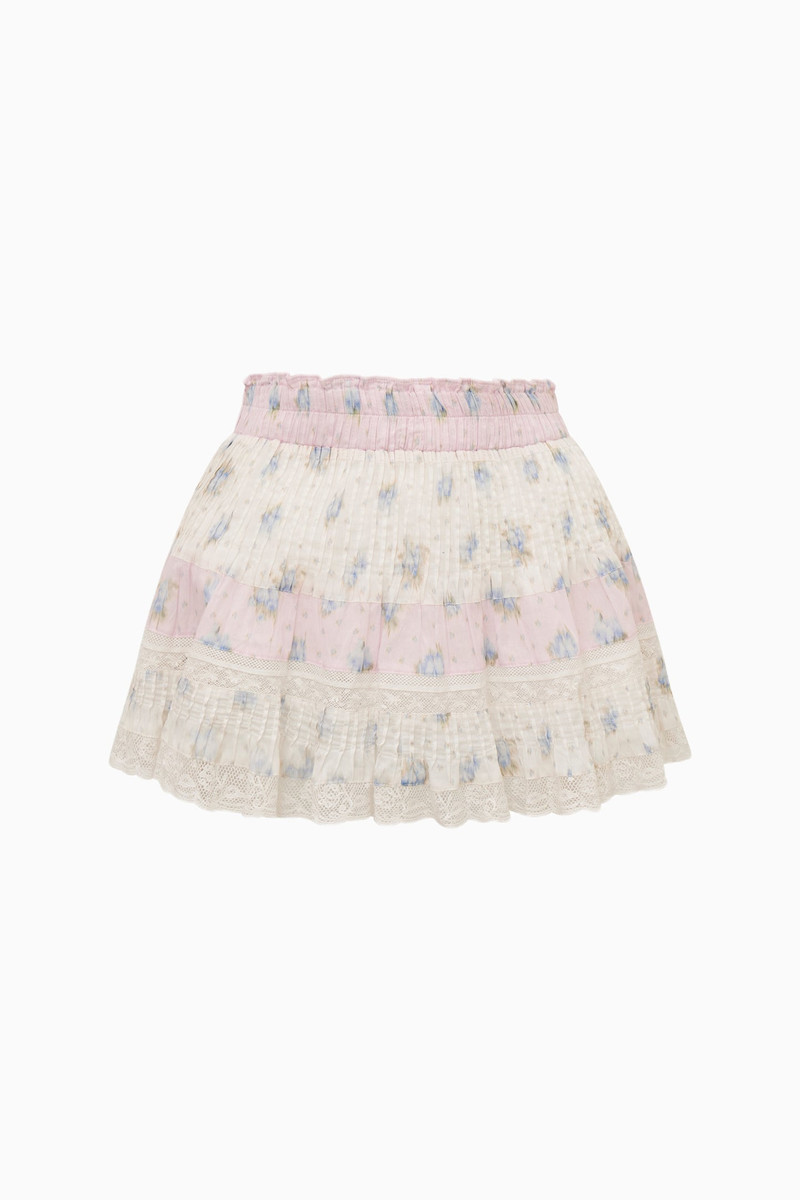 Gloriana Cotton Mixed Print Mini Skirt 1