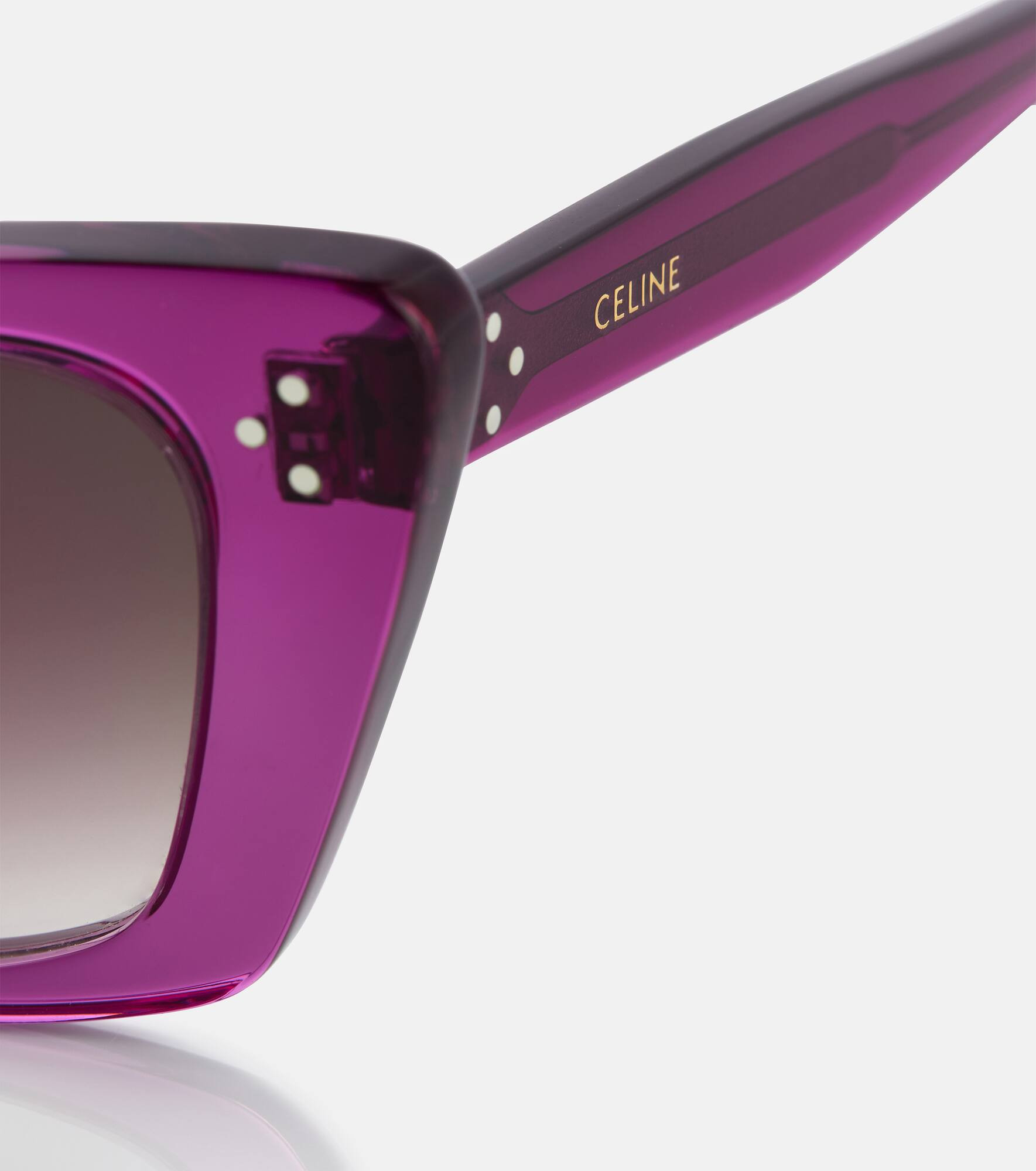 Cat-eye acetate sunglasses - 2