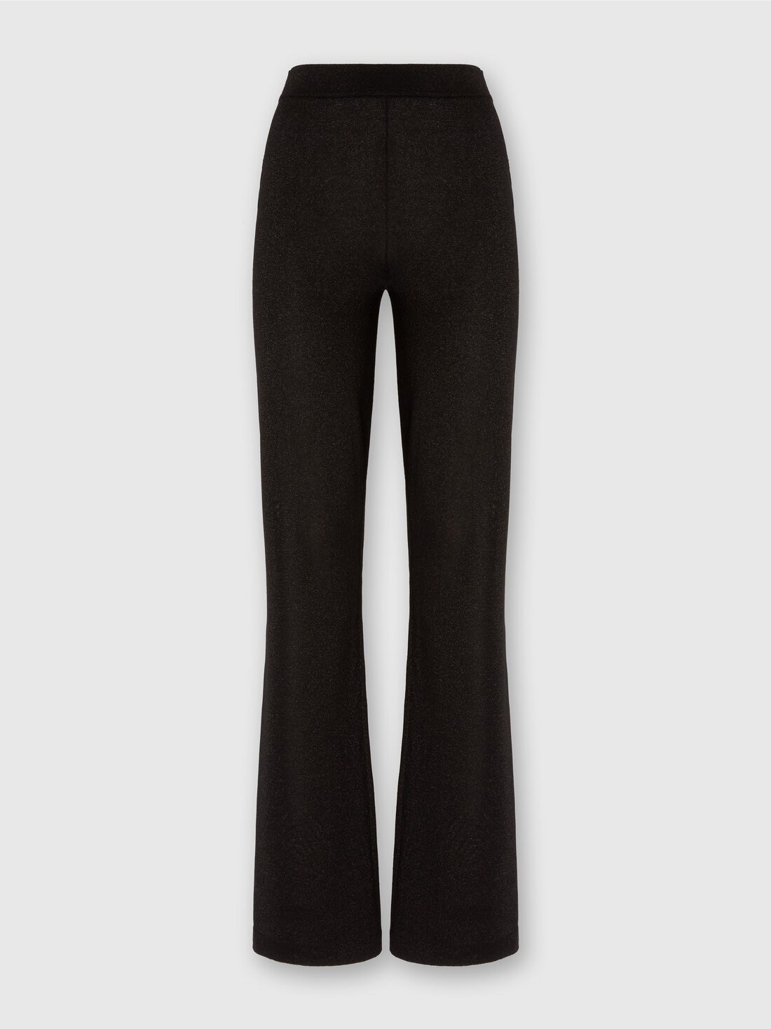 Straight trousers in lamé viscose - 1