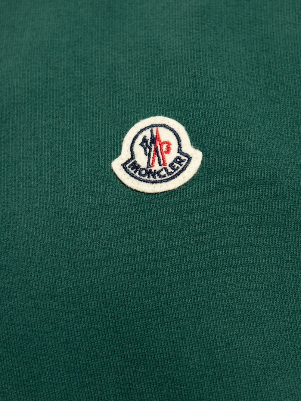 logo-patch cotton hoodie - 5
