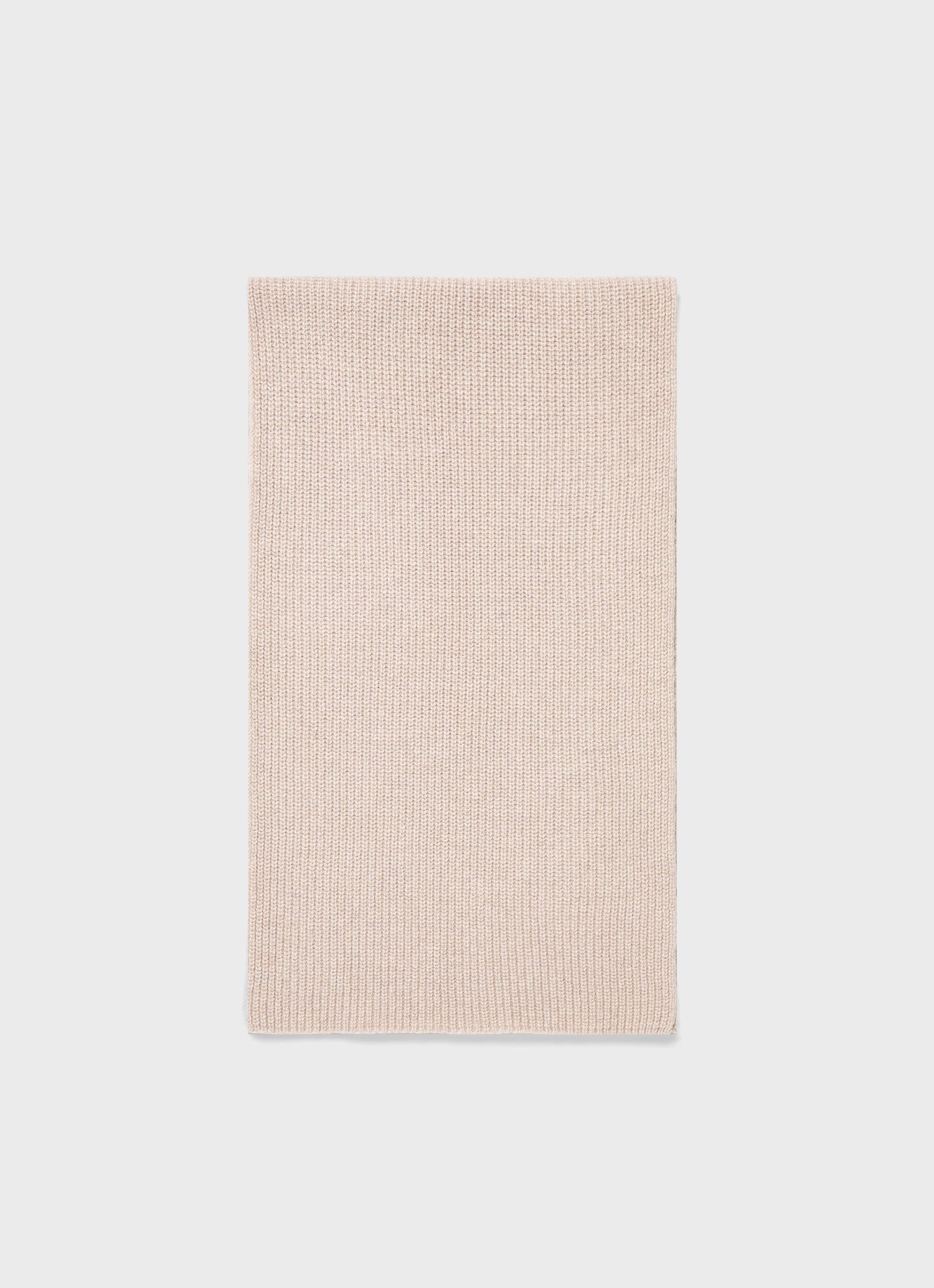 Cashmere Ribbed Scarf - 1