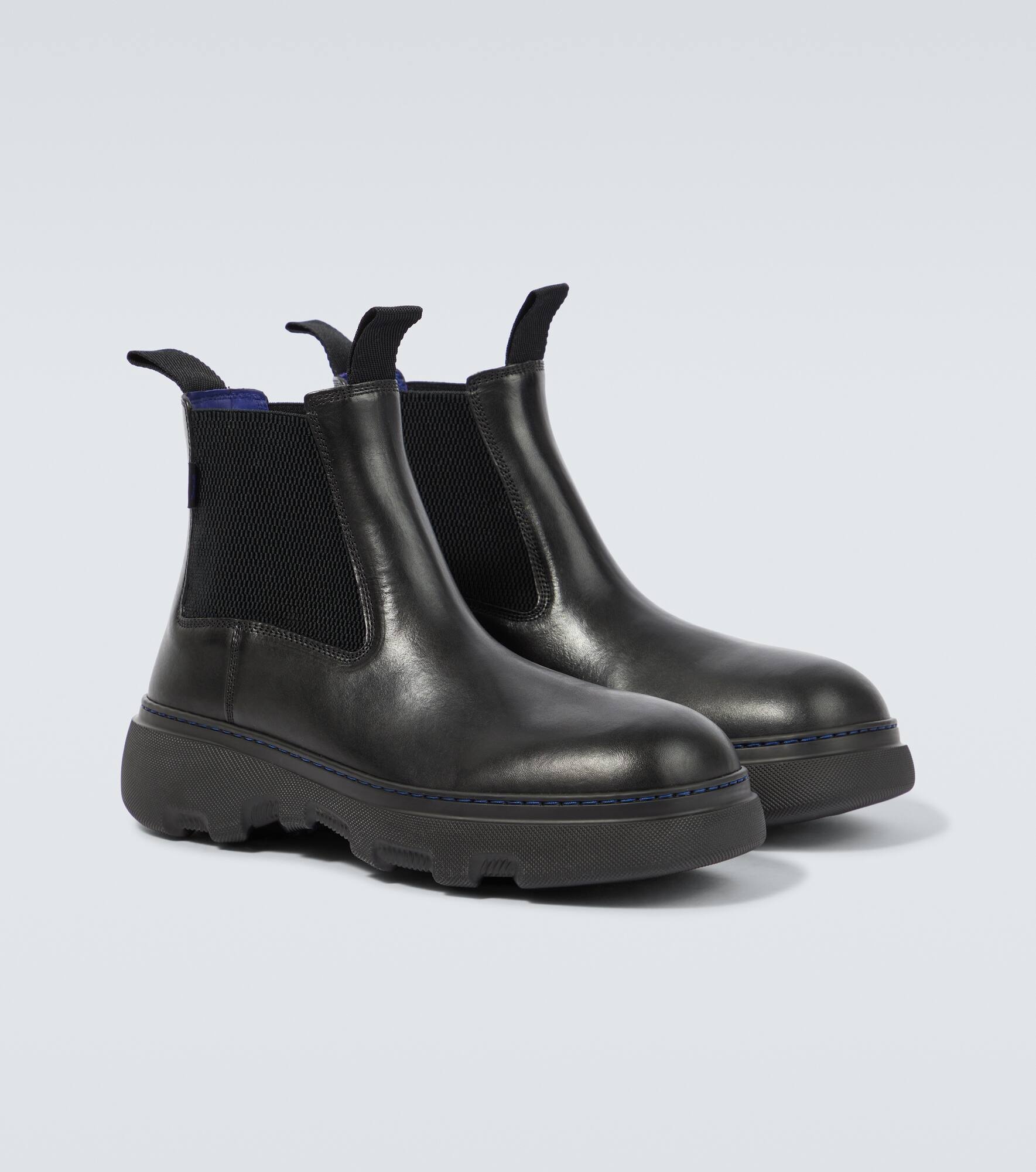 Leather ankle boots - 5