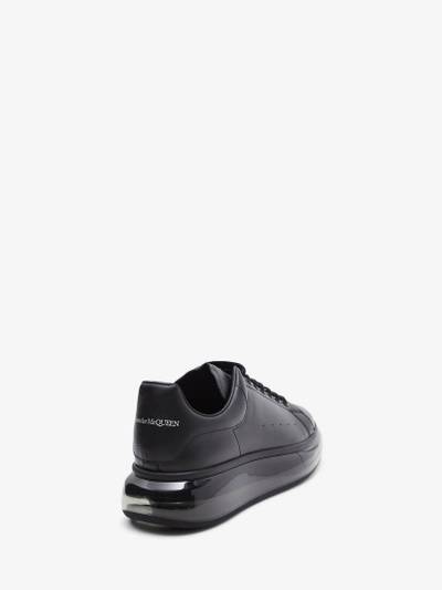 Alexander McQueen Men's Oversized Transparent Sole Sneaker in Black outlook