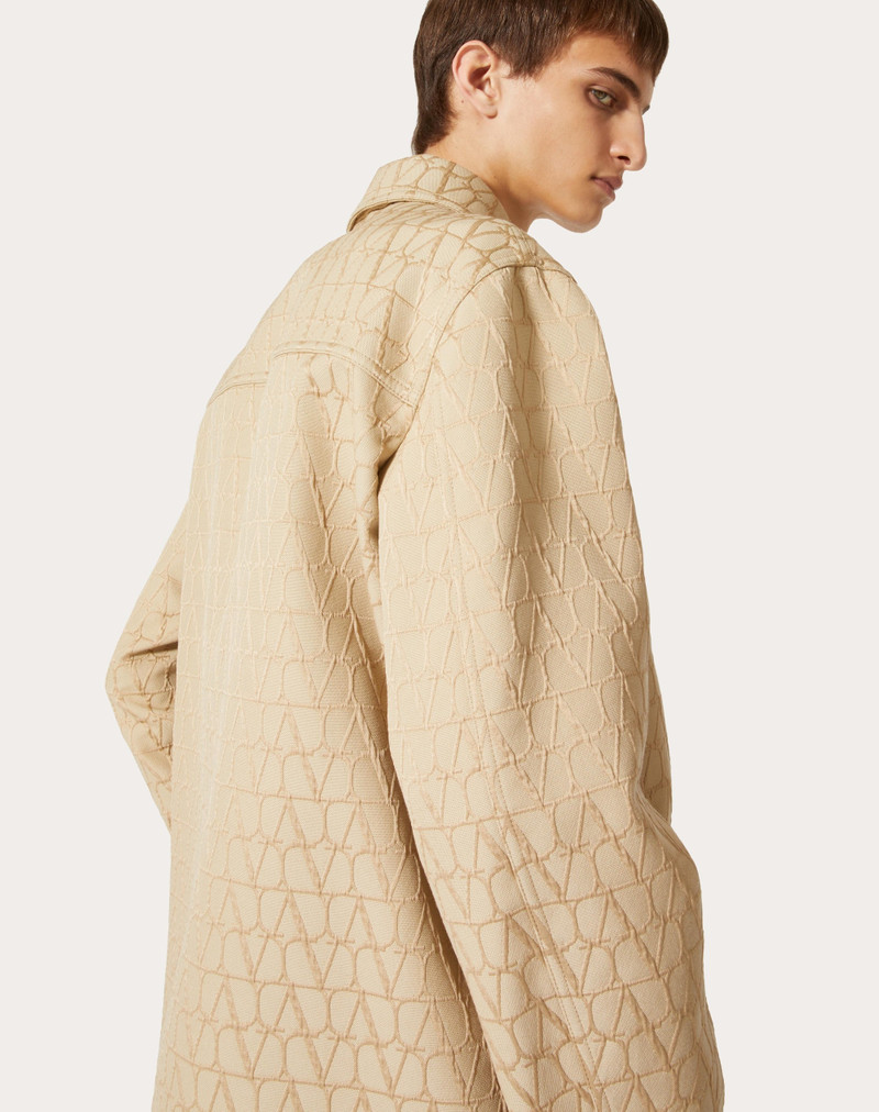 TOILE ICONOGRAPHE PATTERN HEAVY COTTON JACKET 5