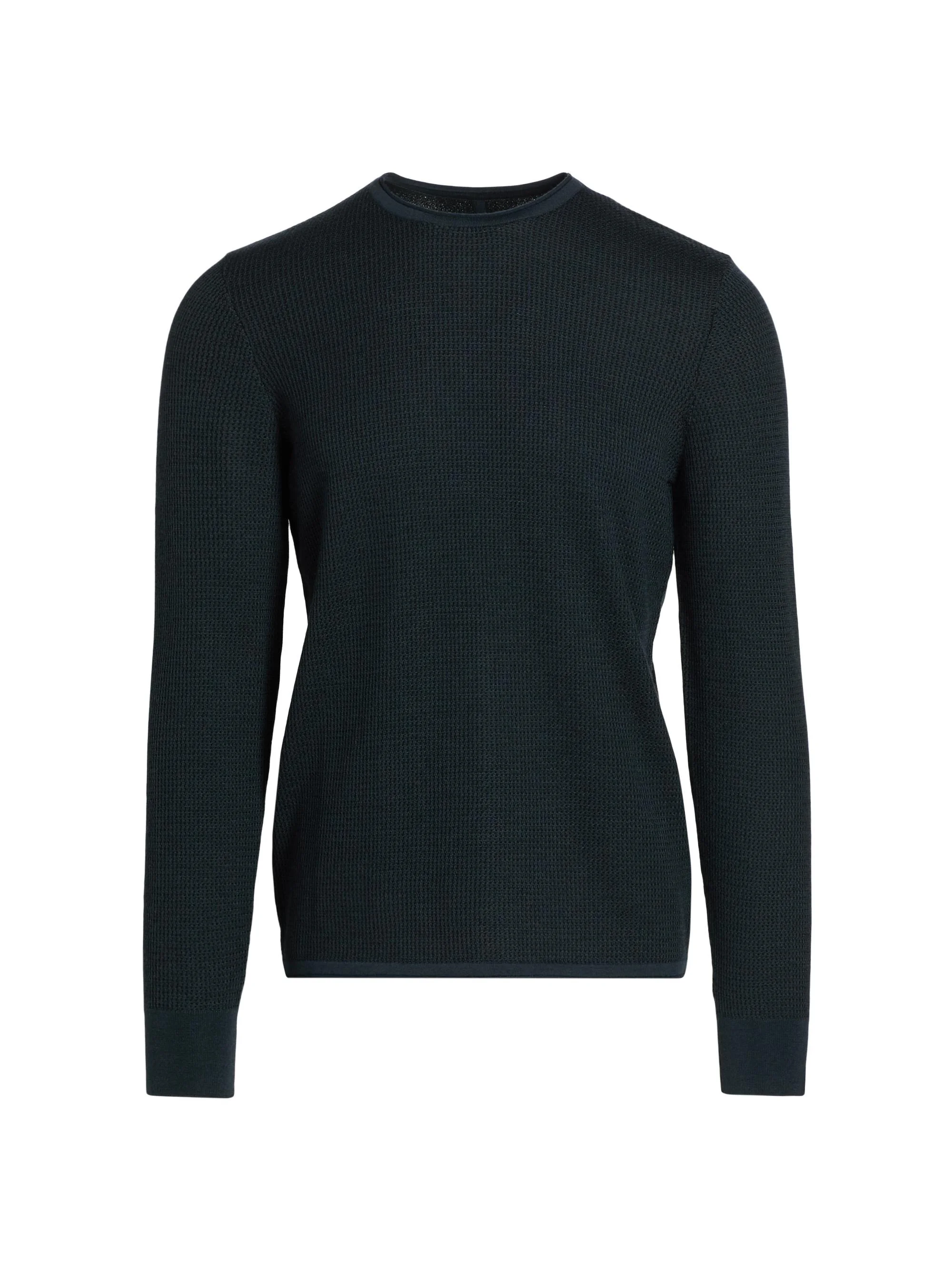 Men's Gregory Wool-Blend Crewneck Sweater - Navy - 1