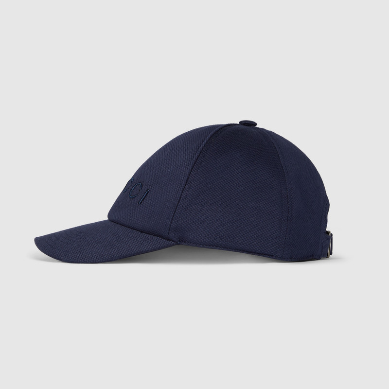 GUCCI Cotton baseball hat with embroidery outlook